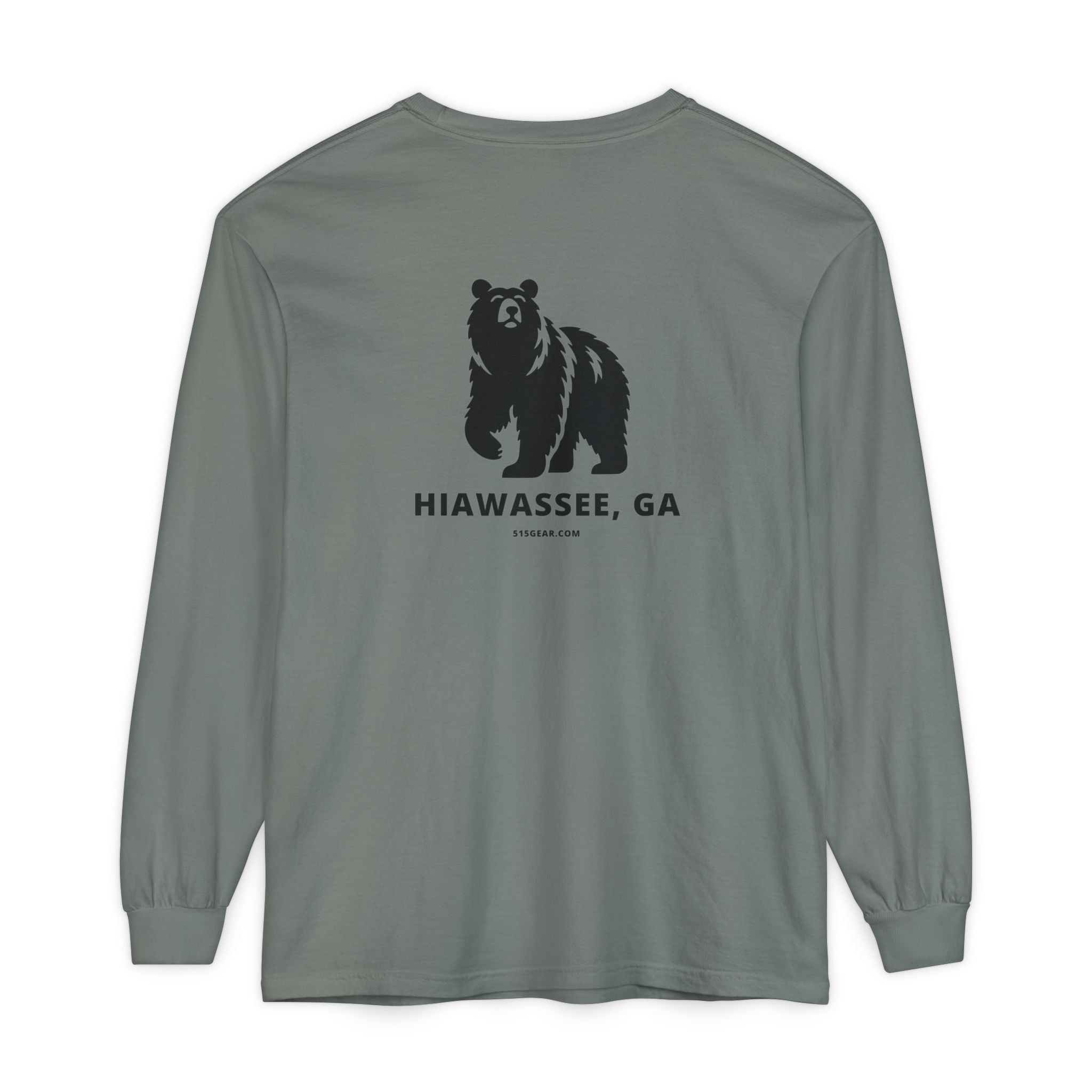 Unisex Adult Long Sleeve T-shirt, Bear Design by 515Gear.com | Hiawassee, GA | Please don't feed the bears!