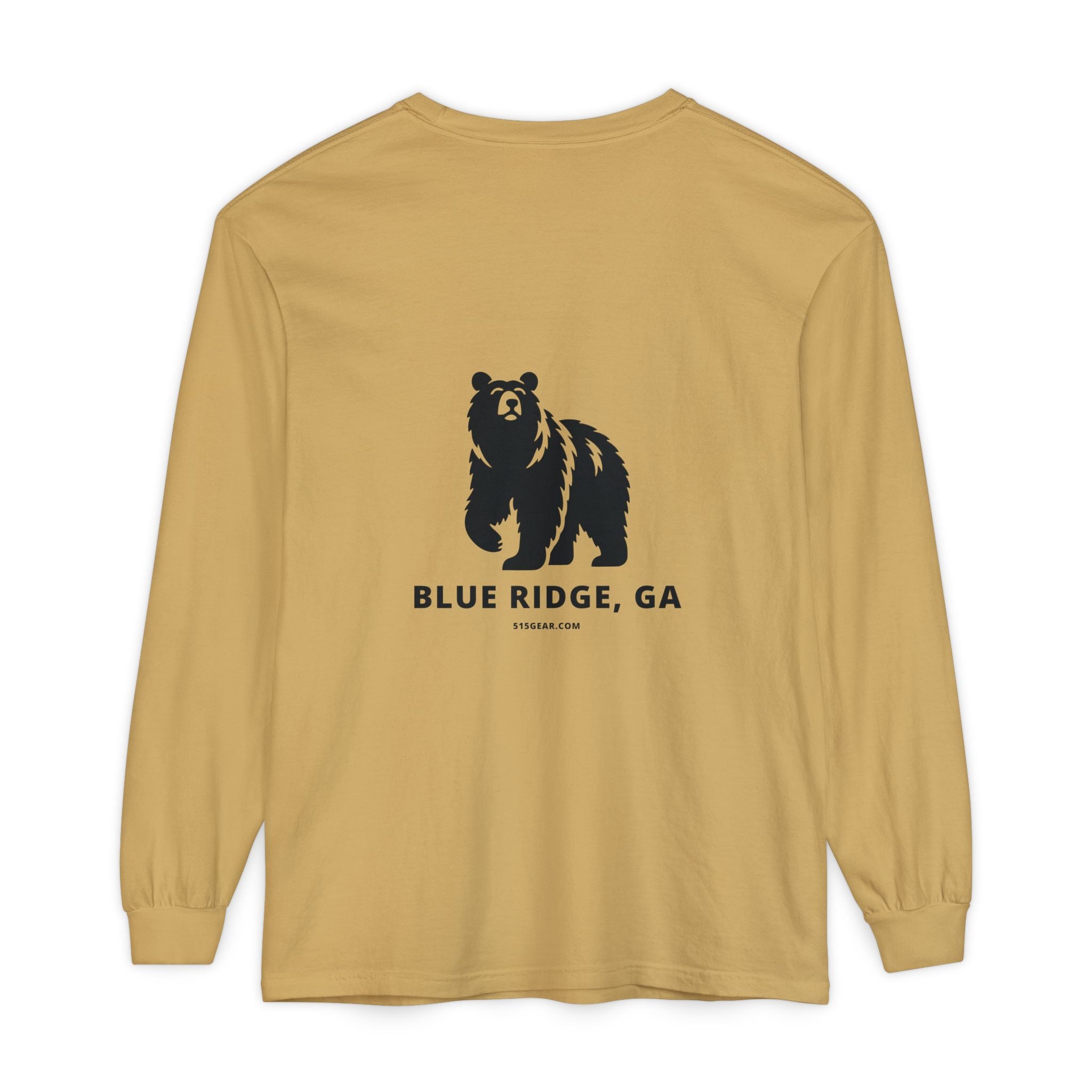 Unisex Adult Long Sleeve T-shirt, Bear Design by 515Gear.com | Blue Ridge, GA | Please don't feed the bears!