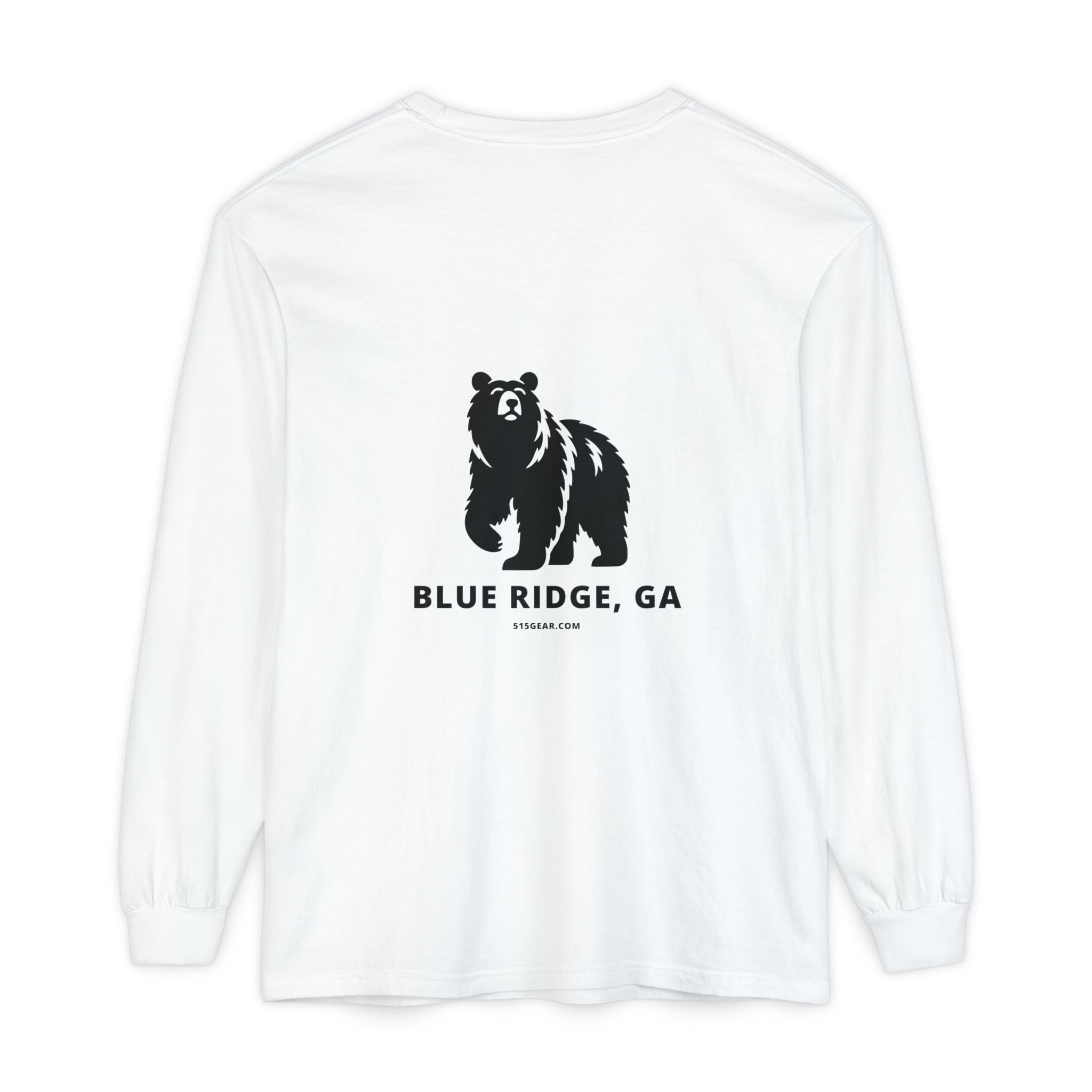 Unisex Adult Long Sleeve T-shirt, Bear Design by 515Gear.com | Blue Ridge, GA | Please don't feed the bears!