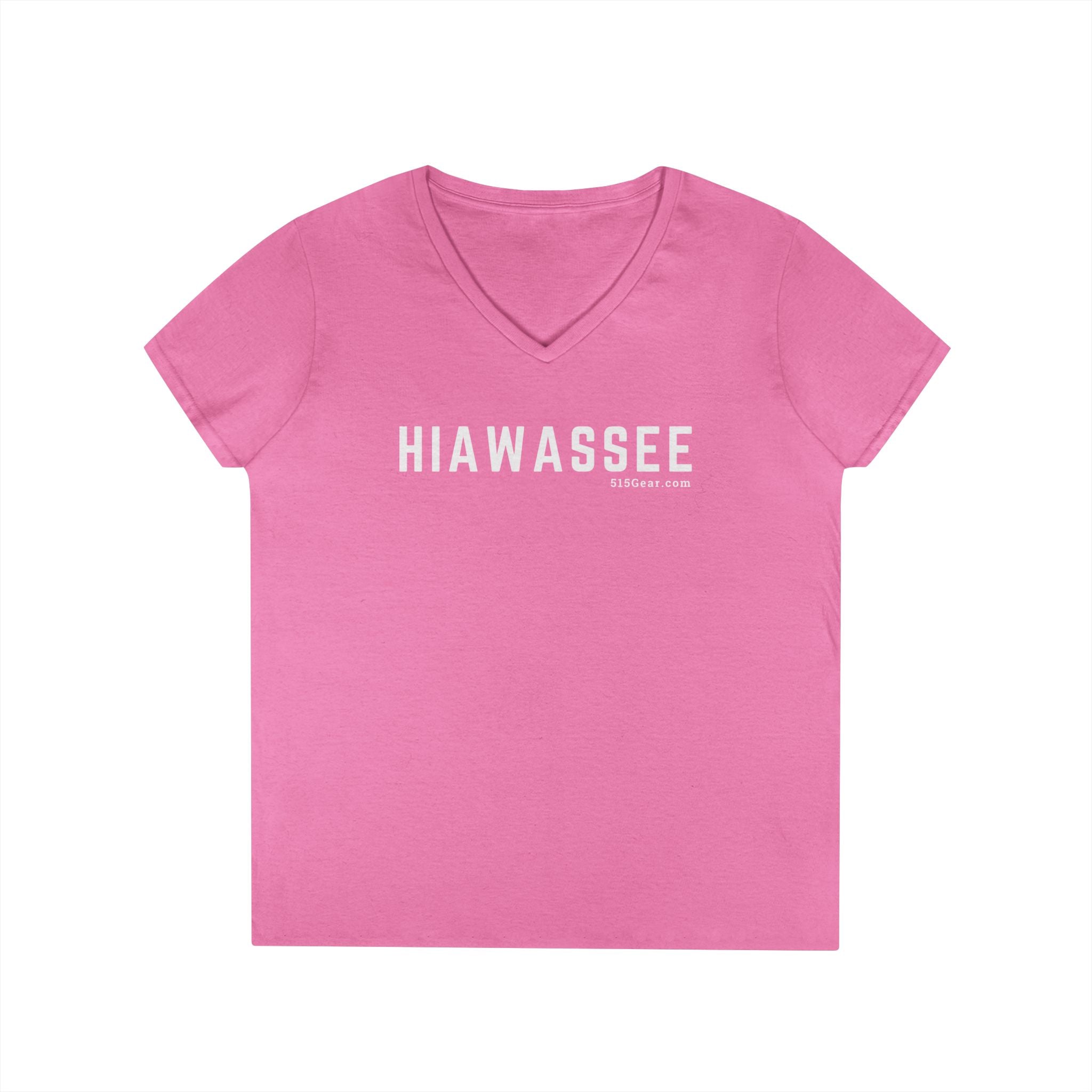 Women’s V-Neck T-shirt, by 515Gear.com | Hiawassee, GA | Classic cotton, semi-fitted t-shirt