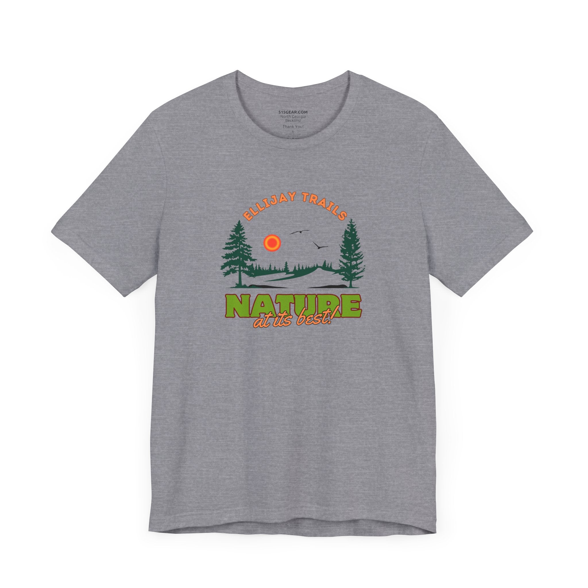 Unisex Adult T-shirt, Trails by 515Gear.com | Ellijay, GA | Nature at its Best!
