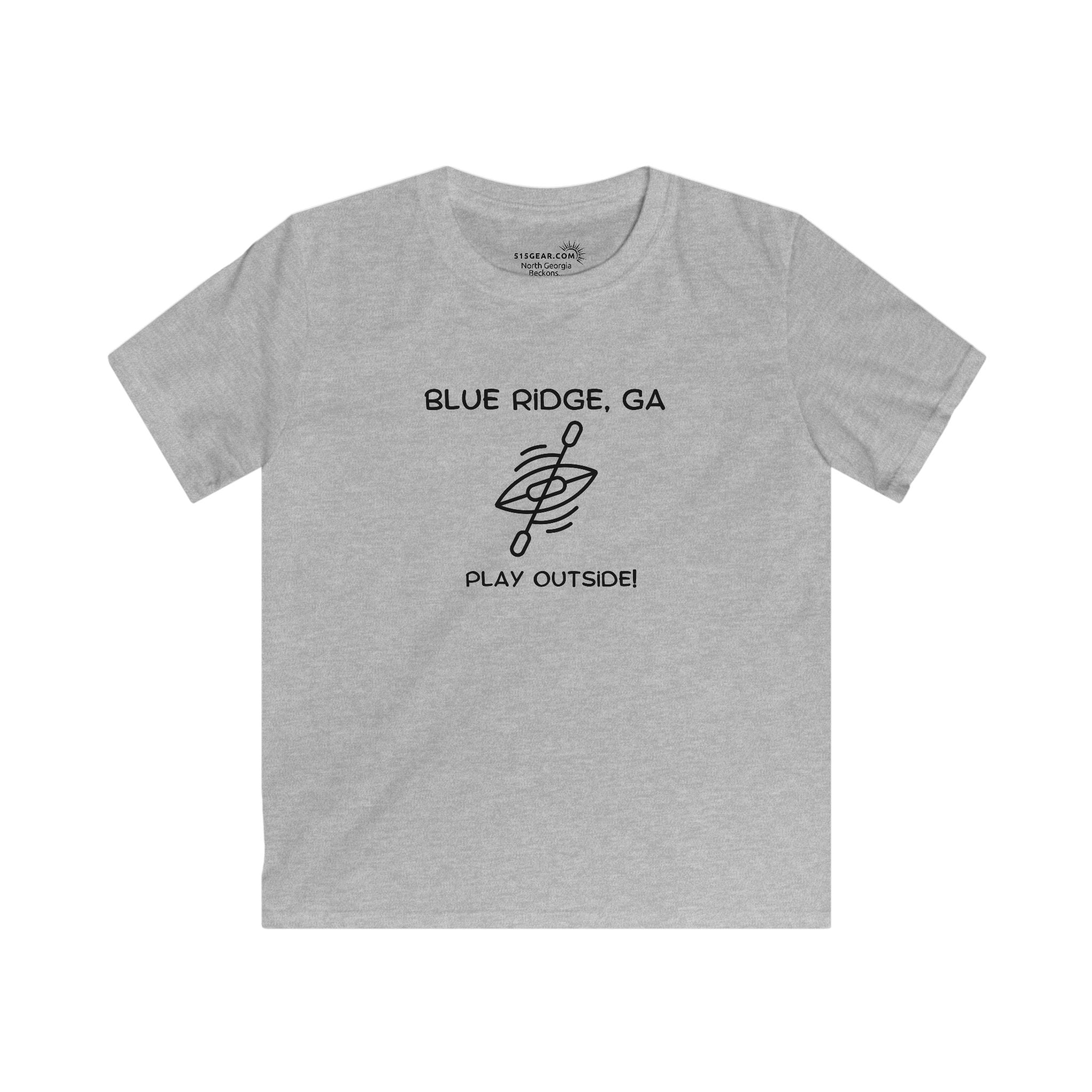 Kid’s T-Shirt, Kayaking Design, by 515Gear.com | Blue Ridge, GA | Play Outside!