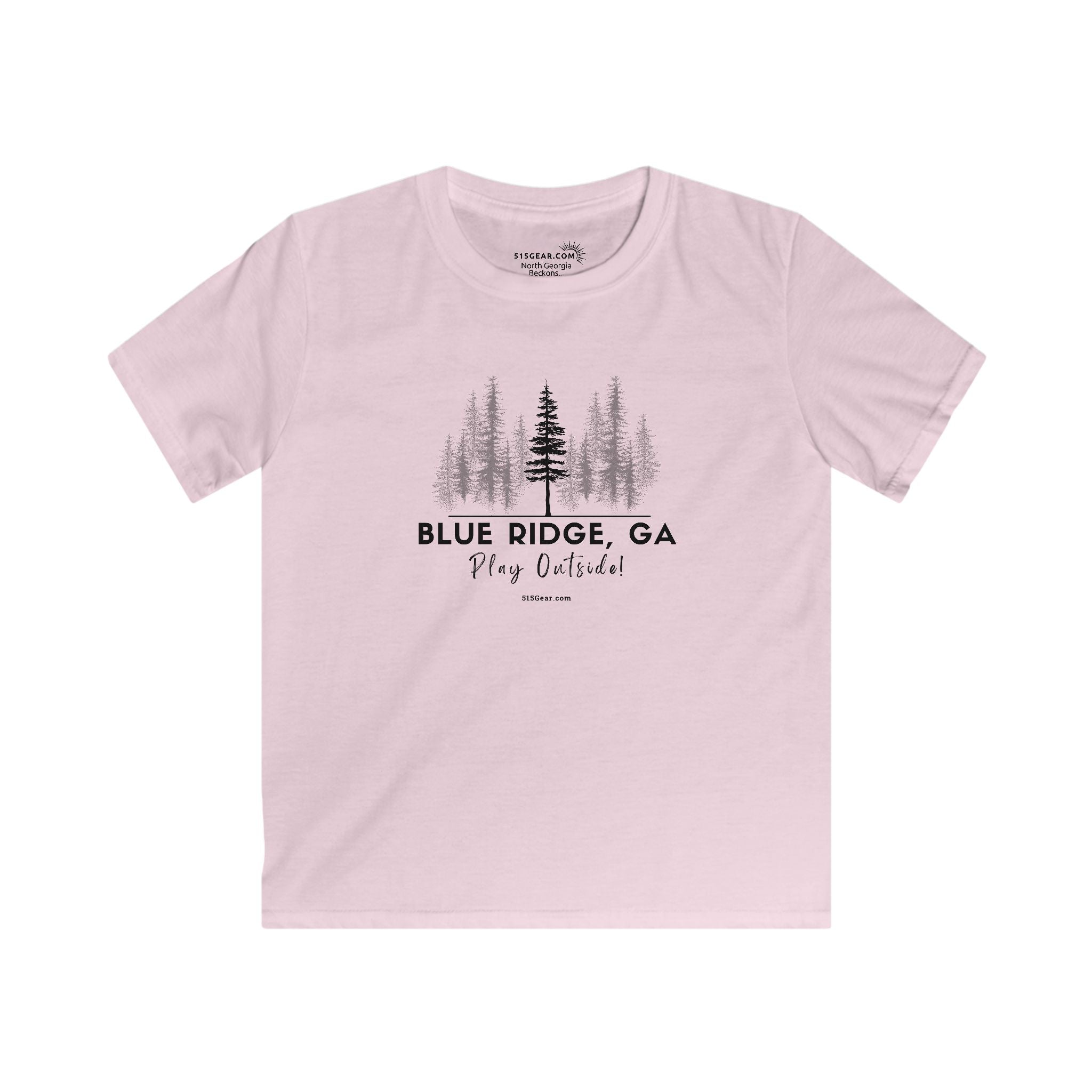 Blue Ridge, Georgia "Play Outside" Kids’ T-Shirt – North Georgia Forest Adventure