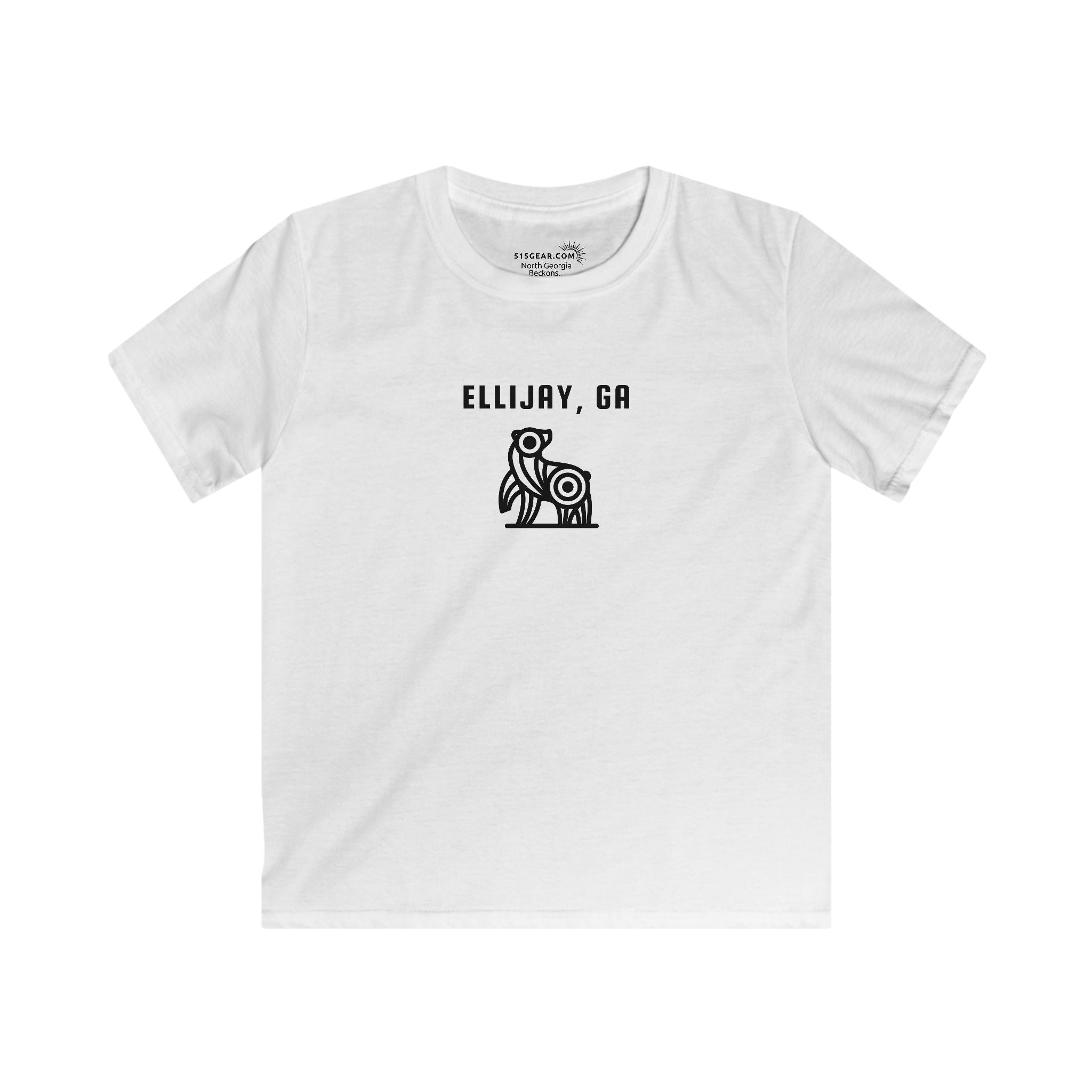 Ellijay, Georgia - Kids' Origami Bear T-Shirt