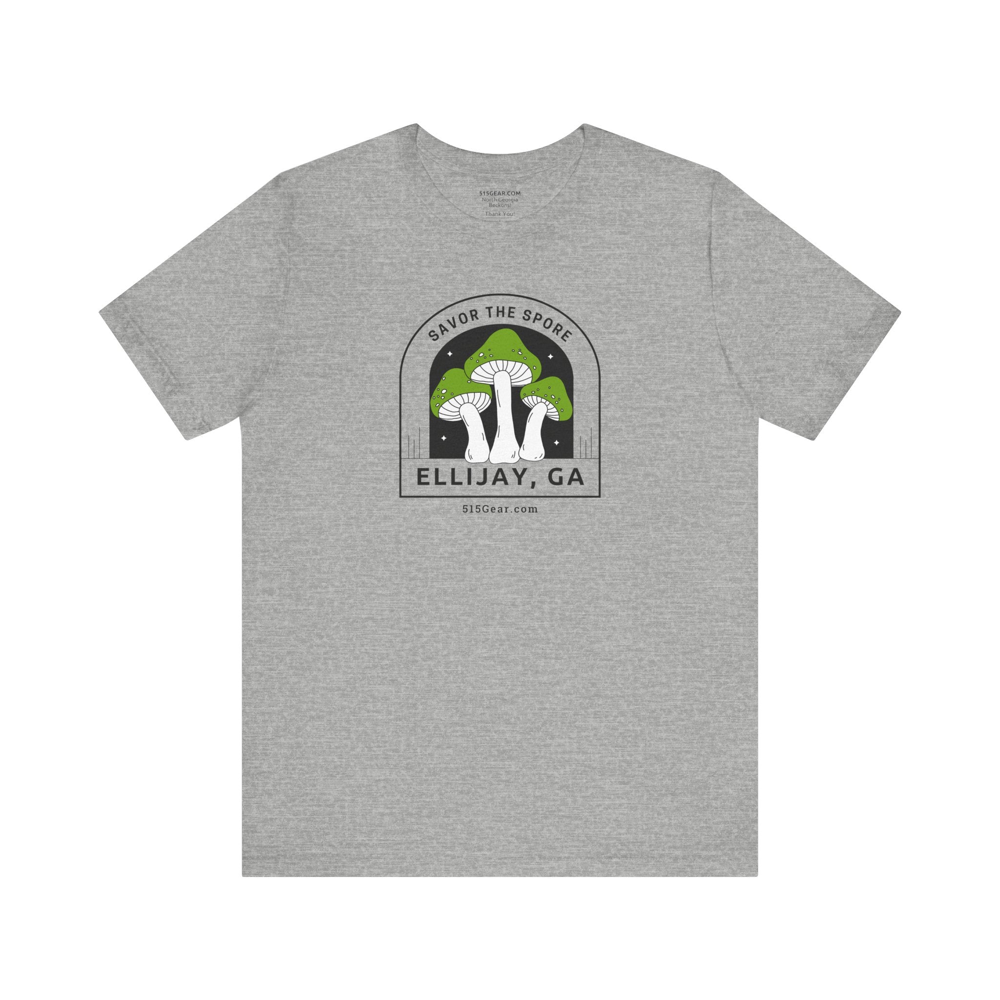 Unisex Adult T-shirt, by 515Gear.com | Ellijay, GA | Savor the Spore!