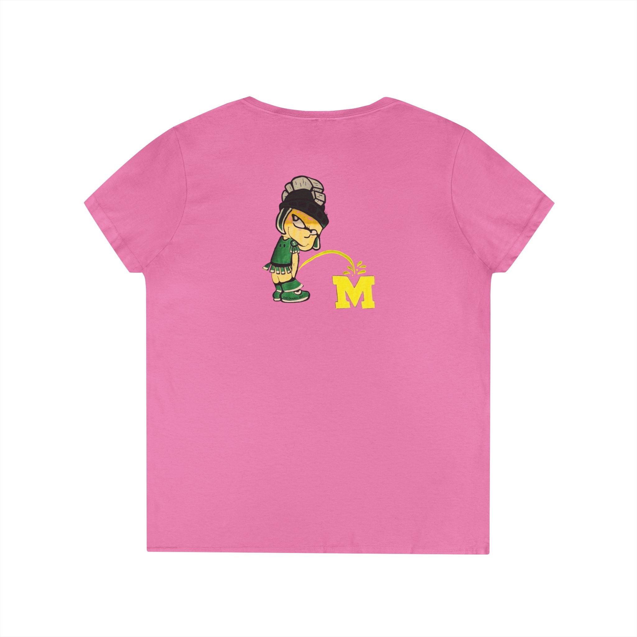 EASy Does It - No Neutral Zone Always Spartan V-Neck Tee