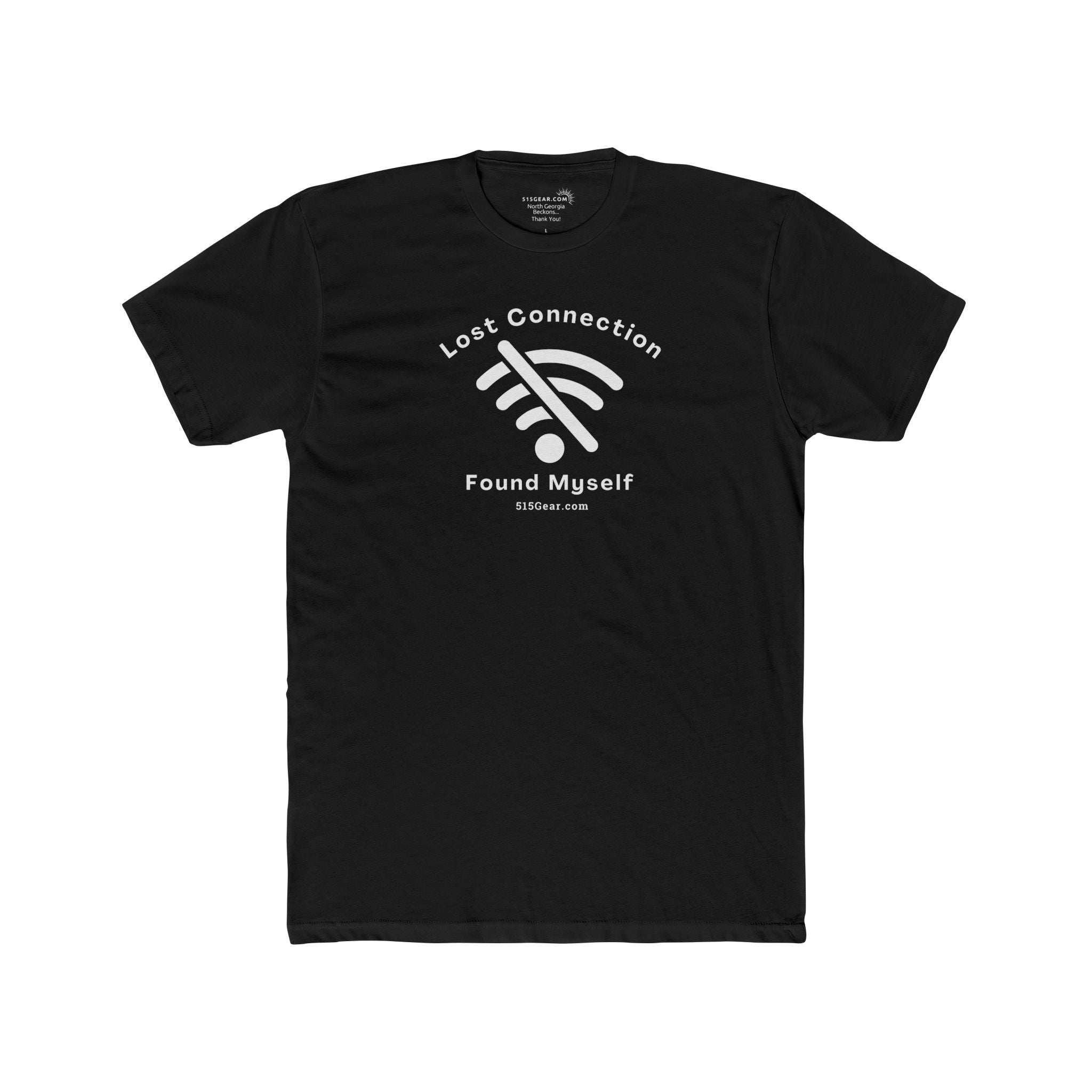 unisex adult t-shirt, offline is the new luxury | 515Gear.com | anyone love being off grid? North GA beckons