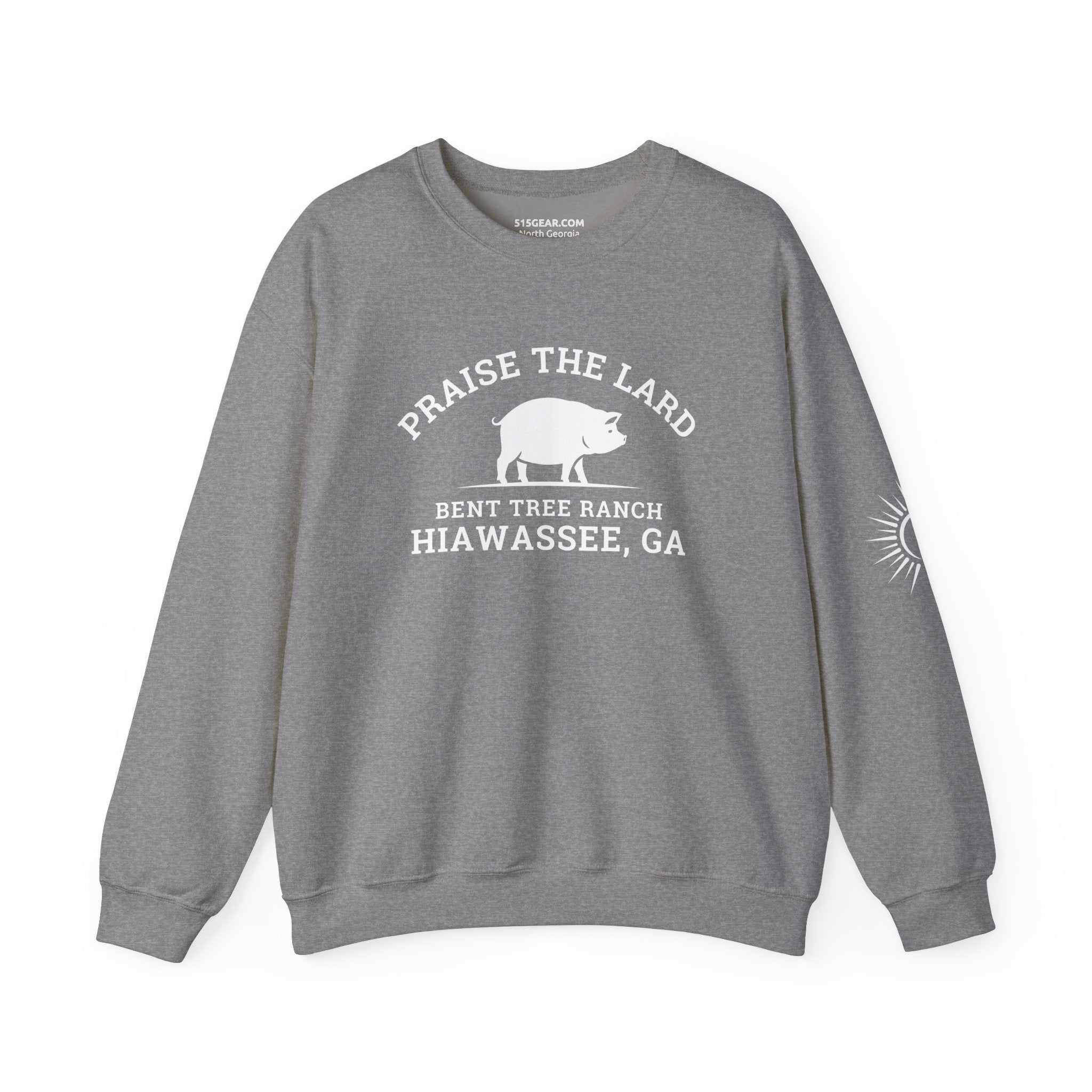 Sweatshirt, Praise the Lard Design, 515Gear.com | Hiawassee, GA | Bent Tree Ranch