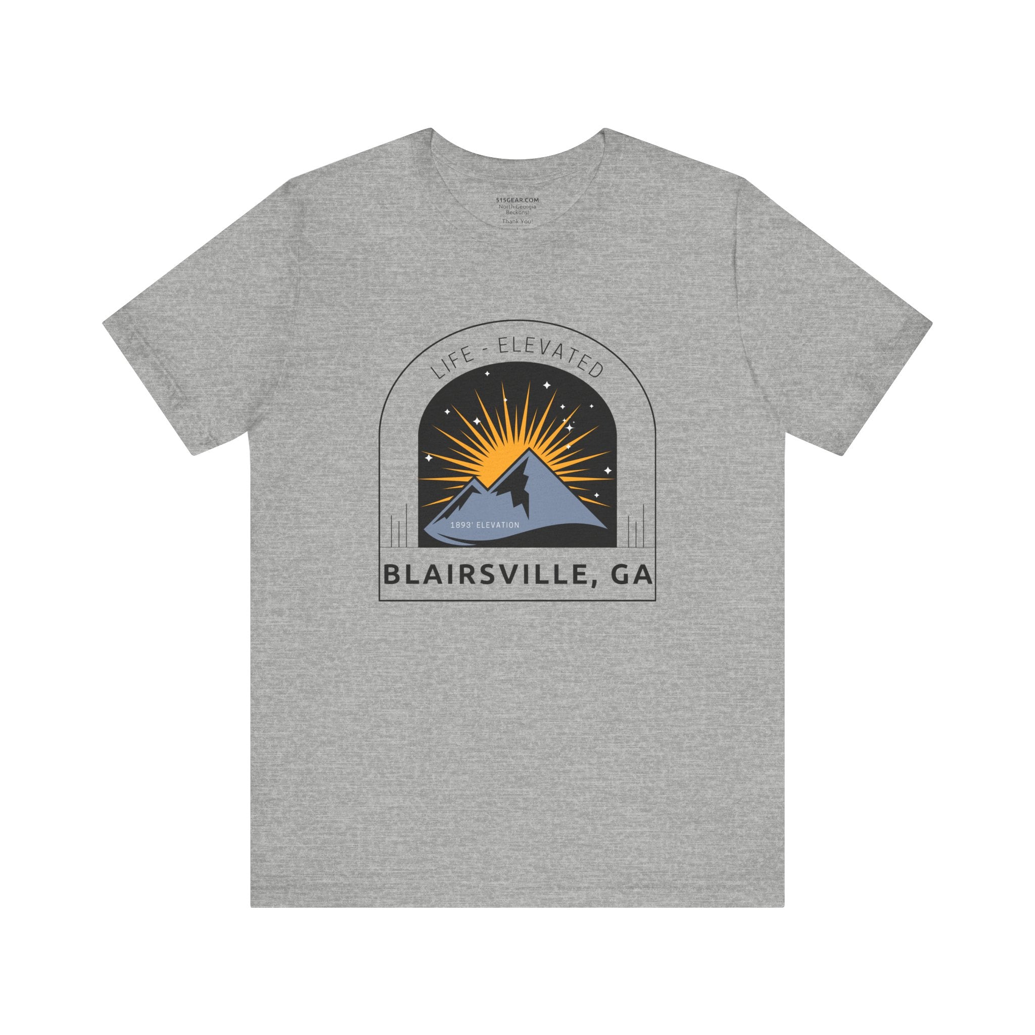 Unisex Adult T-shirt, by 515Gear.com | Blairsville, GA | Life Elevated!