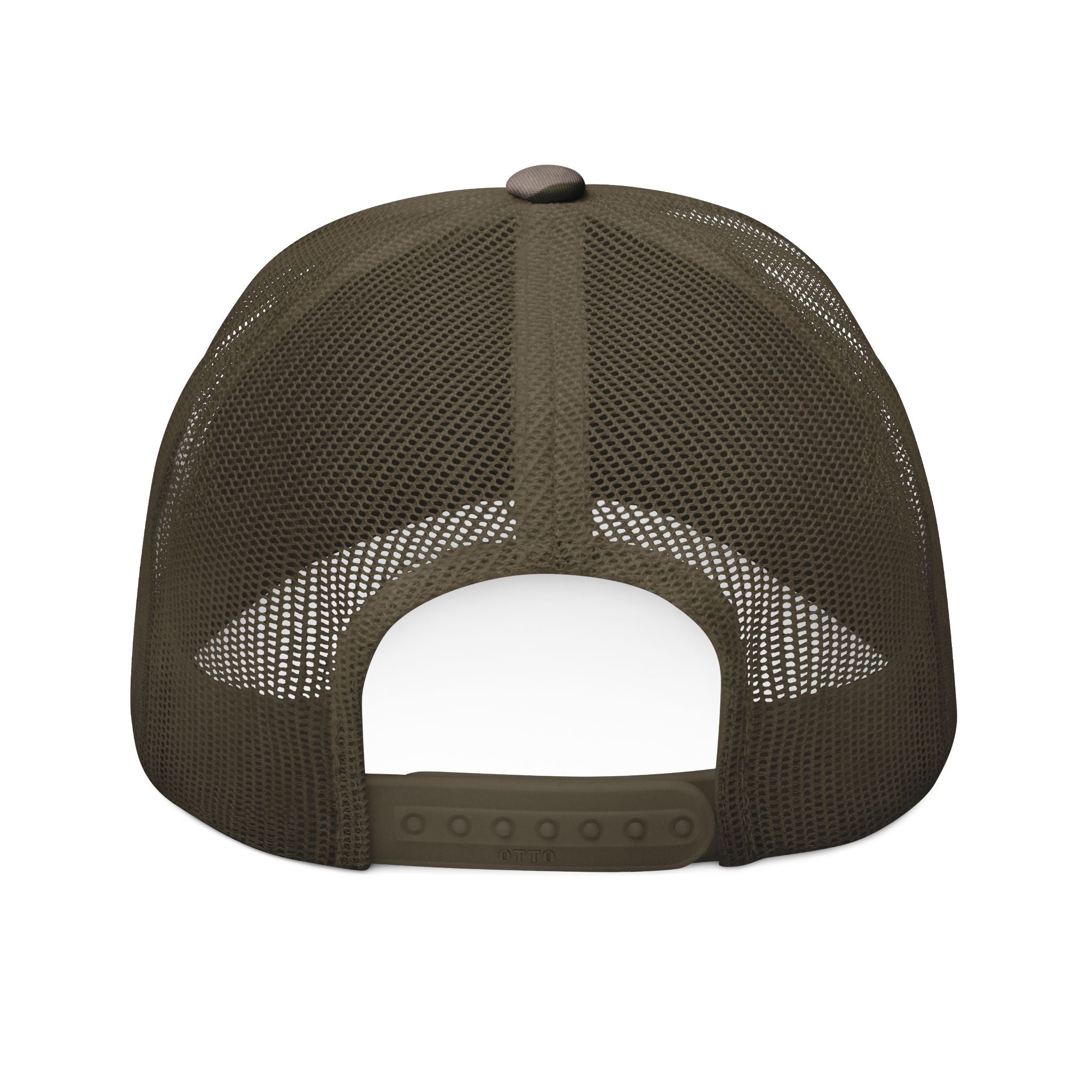 Young Harris Camouflage Trucker Hat (Embroidered)