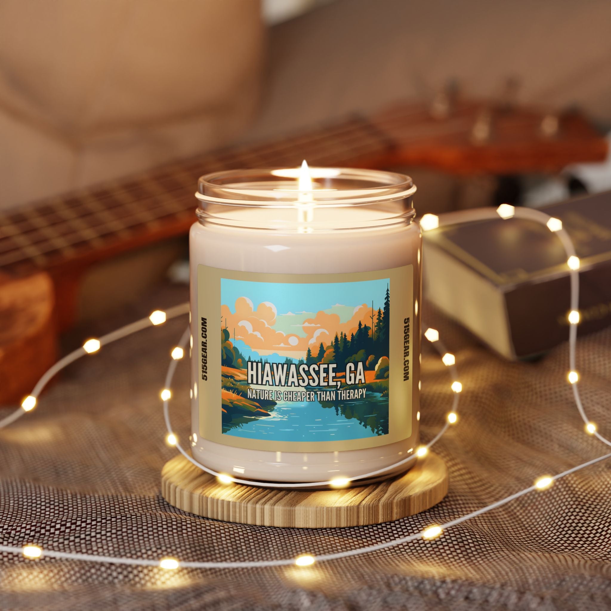 Soy Candle, Nature is Cheaper than Therapy design by 515Gear.com | Hiawassee, GA | aromatherapy for you!