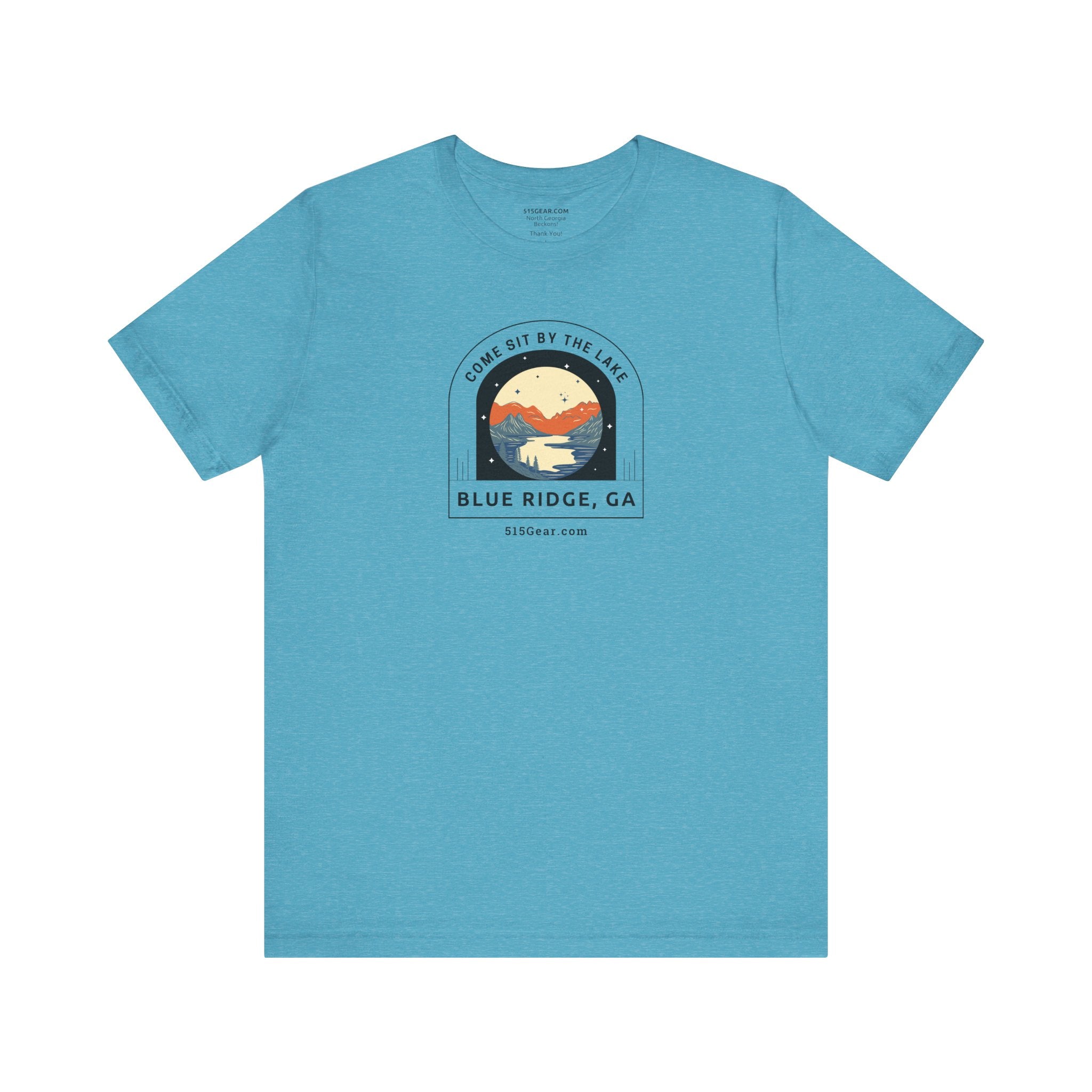 Unisex Adult T-shirt, by 515Gear.com | Blue Ridge, GA | Come Sit by the Lake!