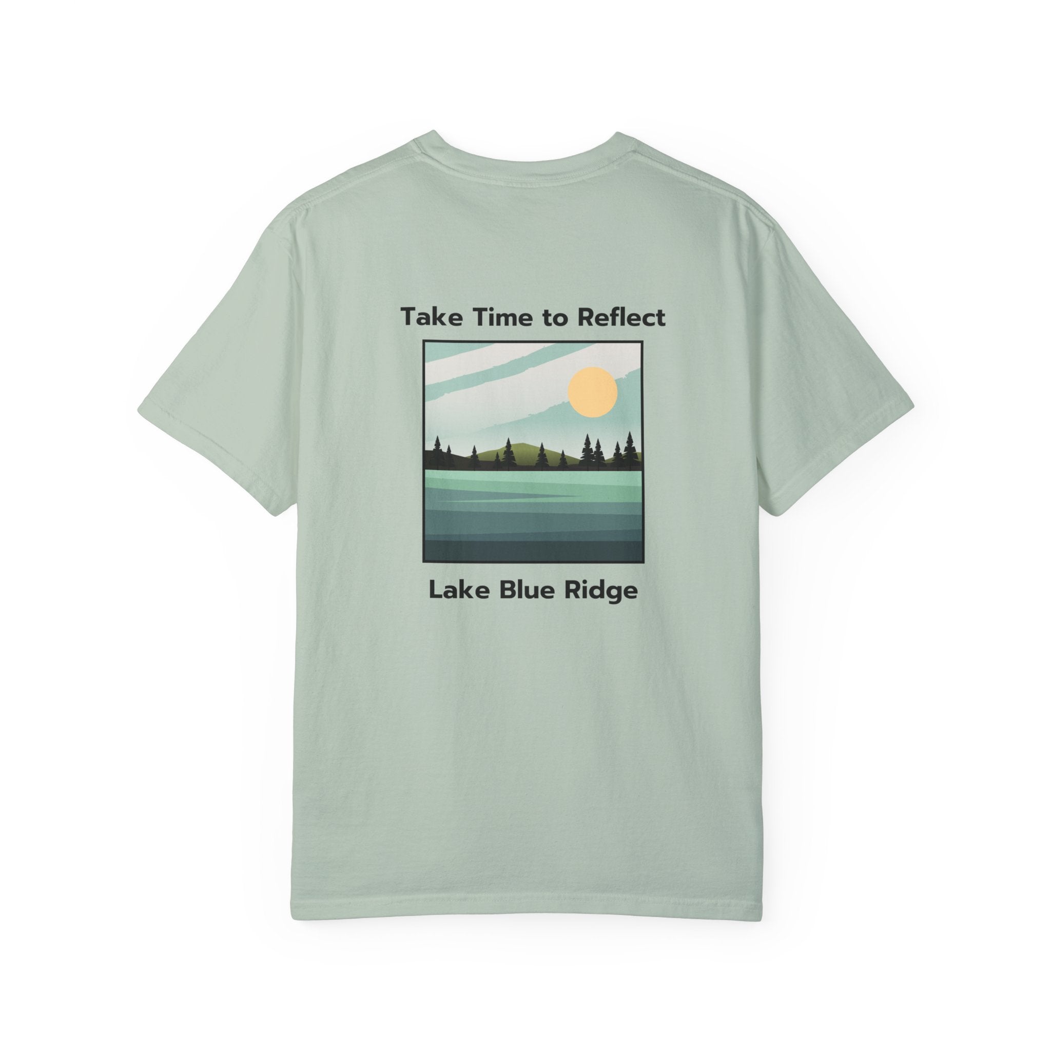 Unisex Adult T-shirt, Lake Blue Ridge, by 515Gear.com | Blue Ridge, GA | Time to Reflect!