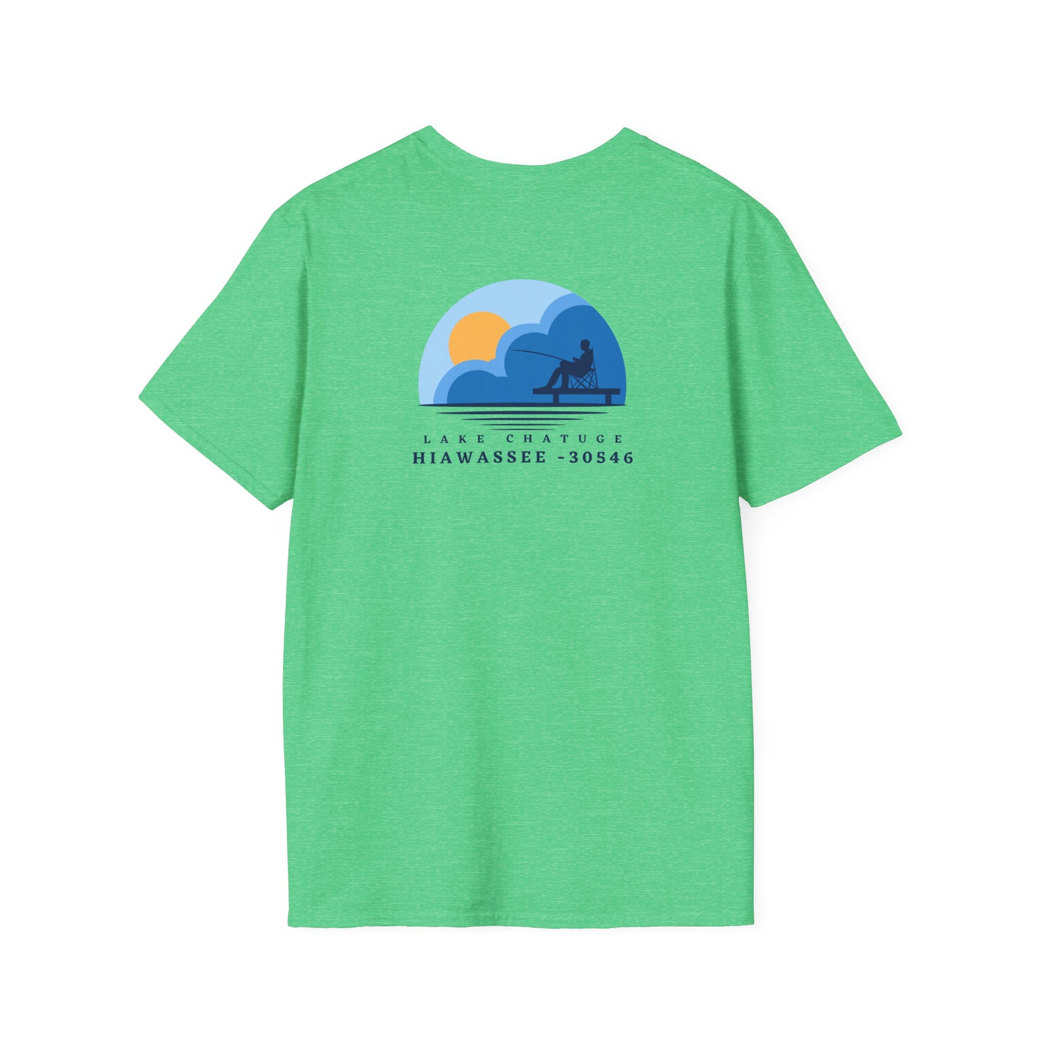 Adult t-shirt, Lake Fishing Graphic, by 515Gear.com | Hiawassee, GA | 30546