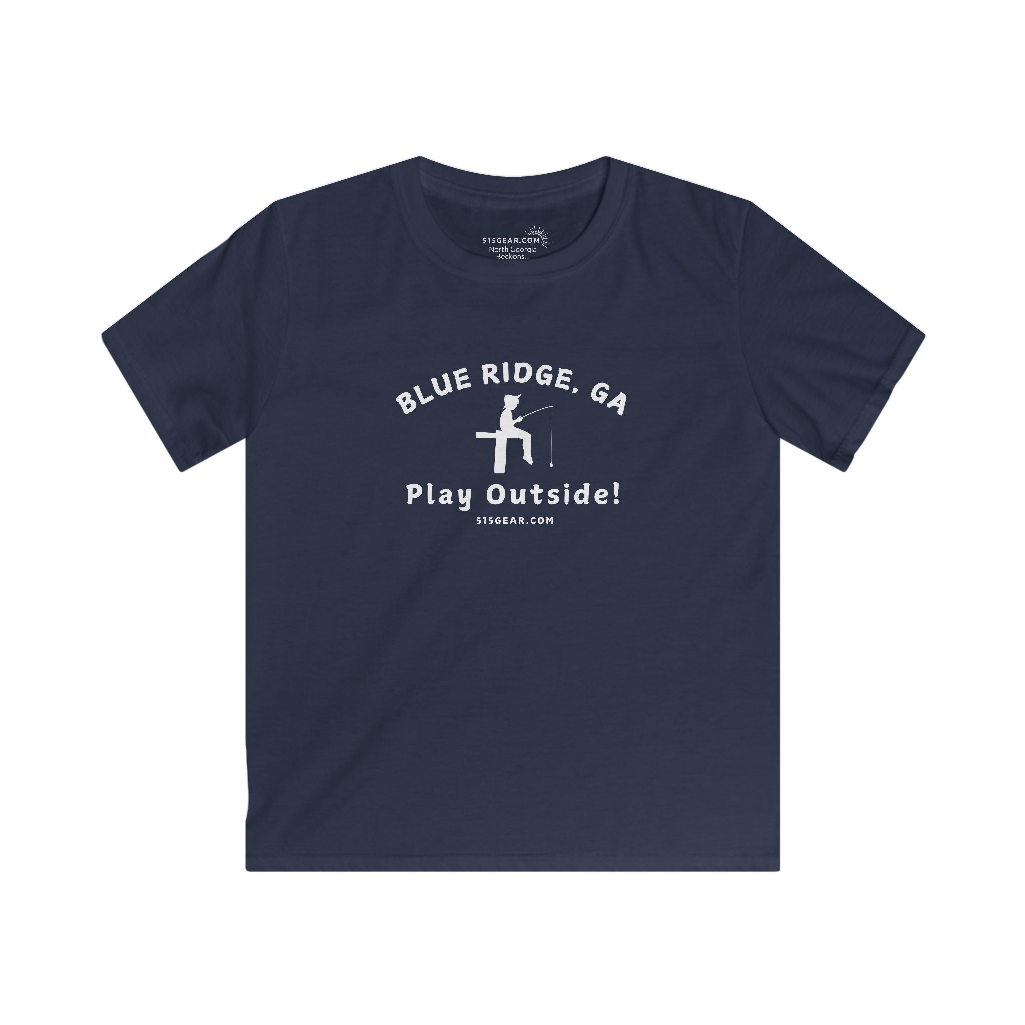 Kid’s T-Shirt, North GA Fishing Adventure by 515Gear.com | Blue Ridge, GA | Play Outside!