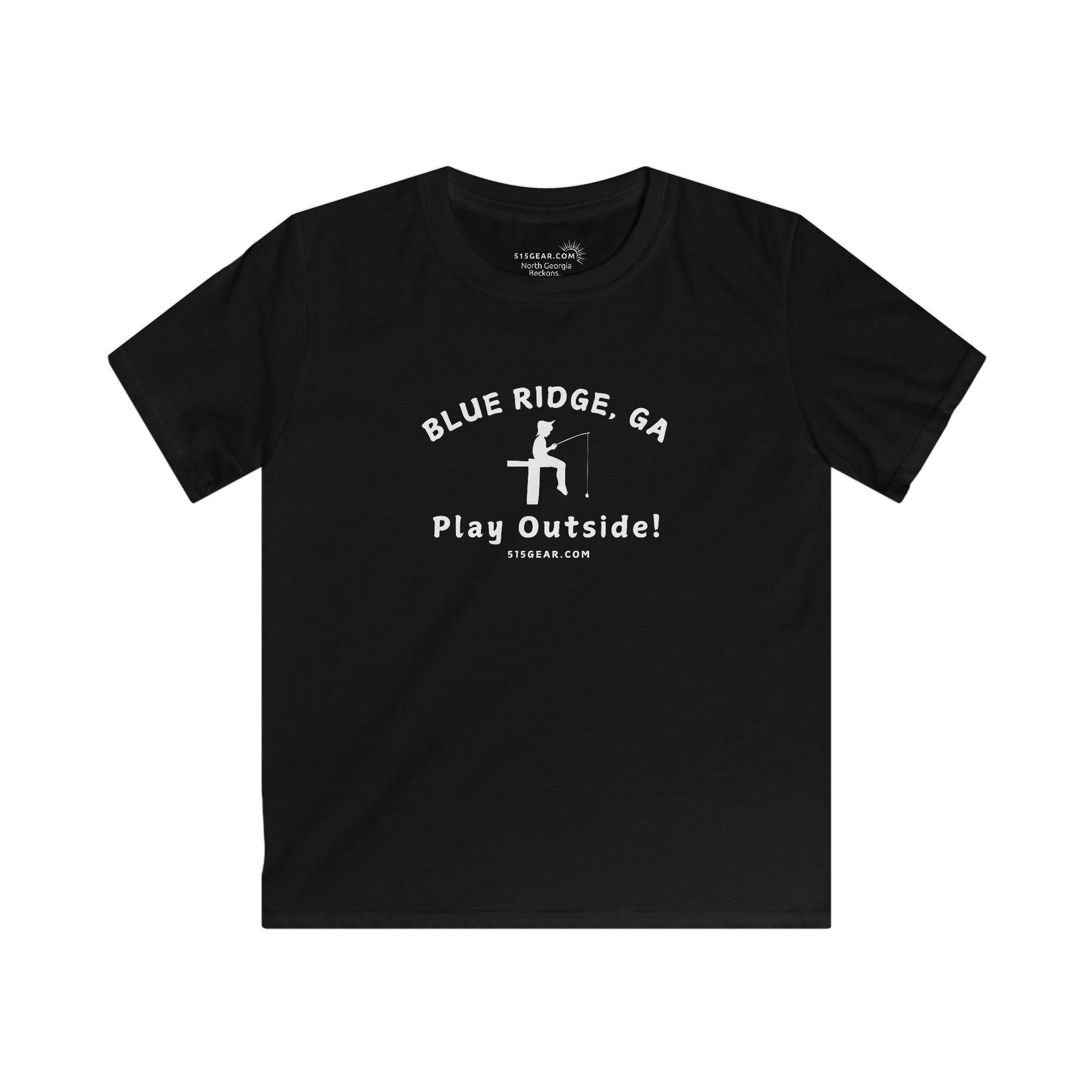 Kid’s T-Shirt, North GA Fishing Adventure by 515Gear.com | Blue Ridge, GA | Play Outside!