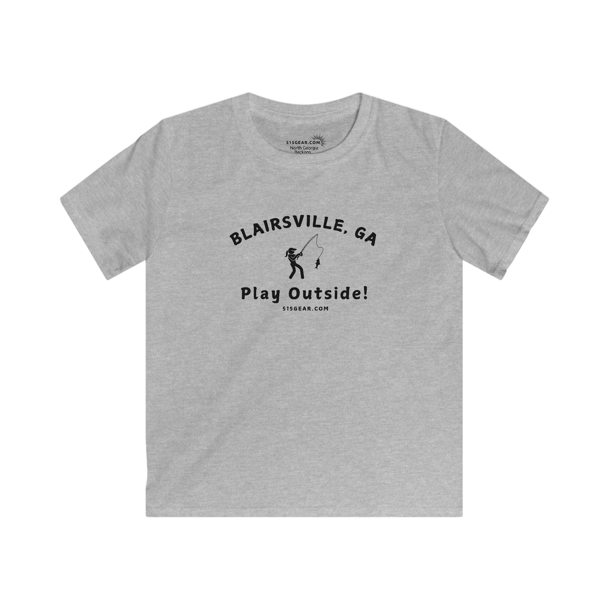 Kid’s T-Shirt, North GA Angler Adventure by 515Gear.com | Blairsville, GA | Play Outside!