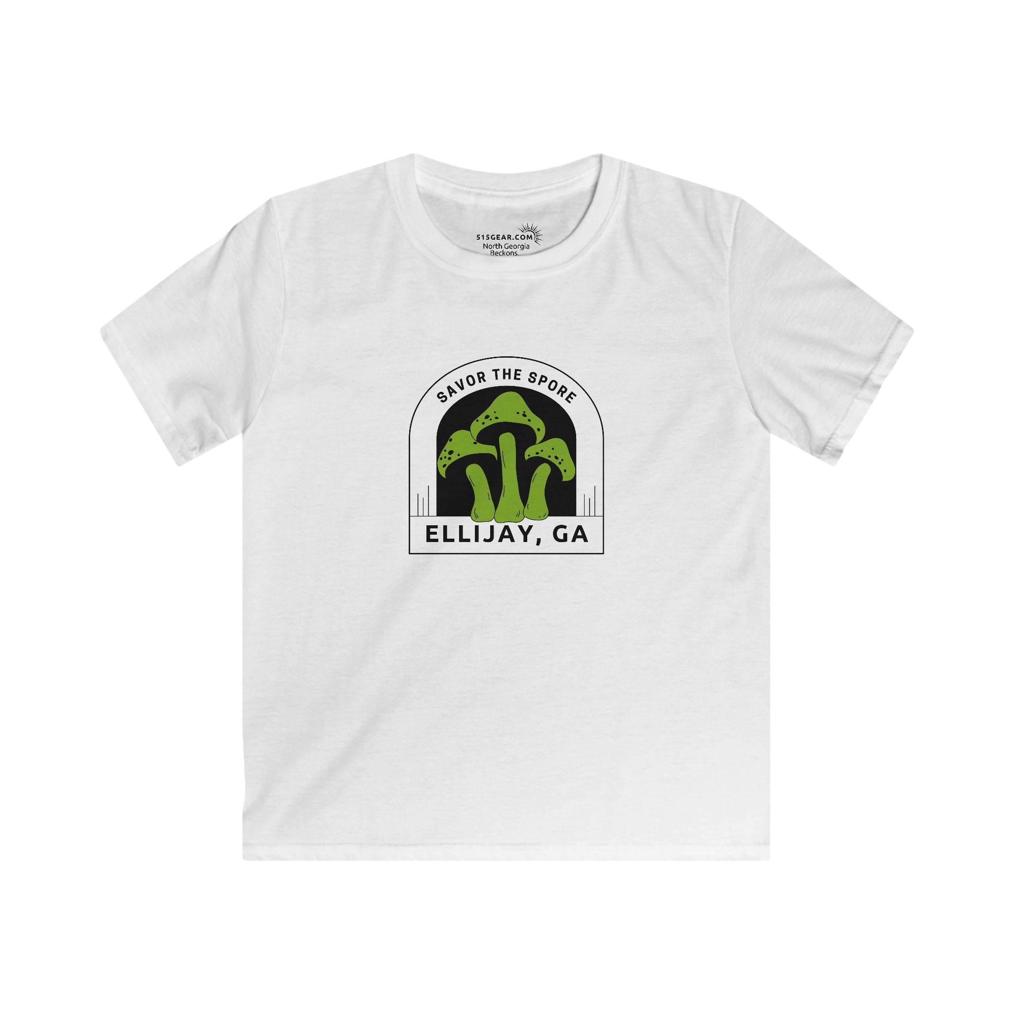 Kid’s T-Shirt, Savor the Spore by 515Gear.com | Ellijay, GA | Have good morels!