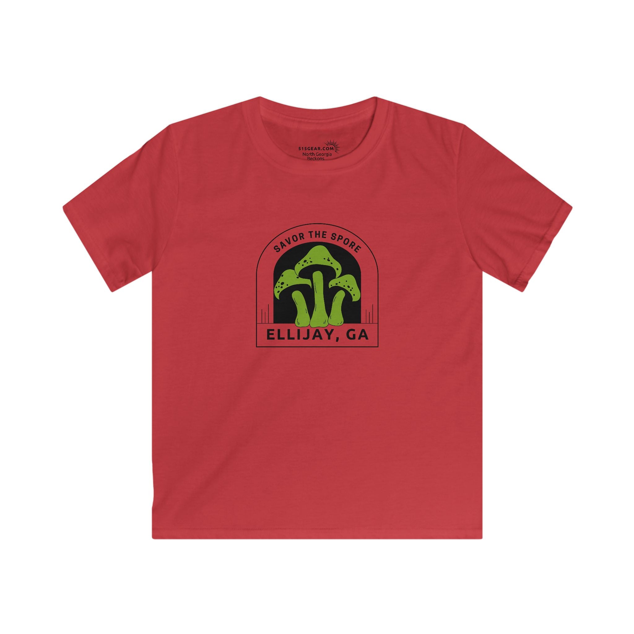 Kid’s T-Shirt, Savor the Spore by 515Gear.com | Ellijay, GA | Have good morels!
