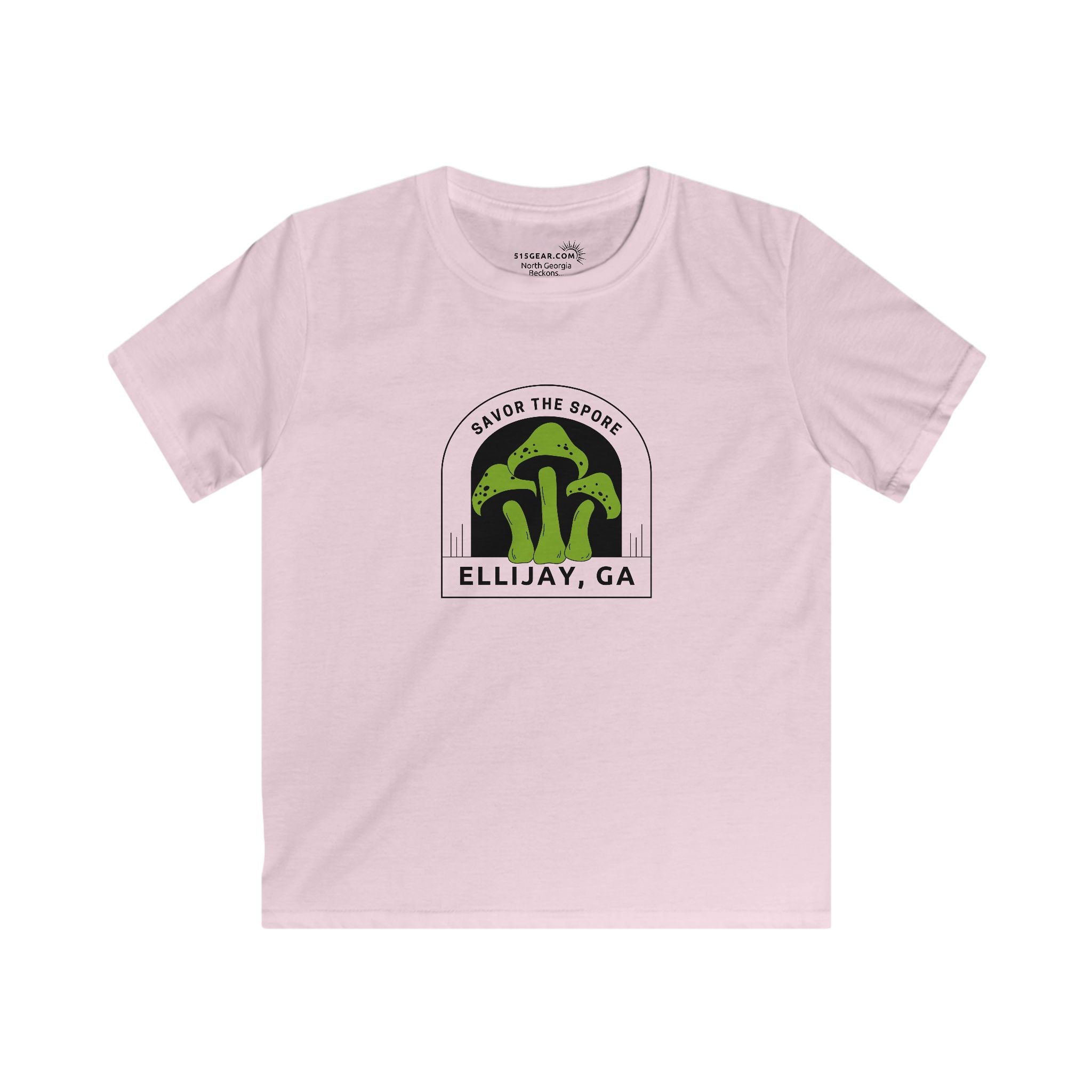 Kid’s T-Shirt, Savor the Spore by 515Gear.com | Ellijay, GA | Have good morels!