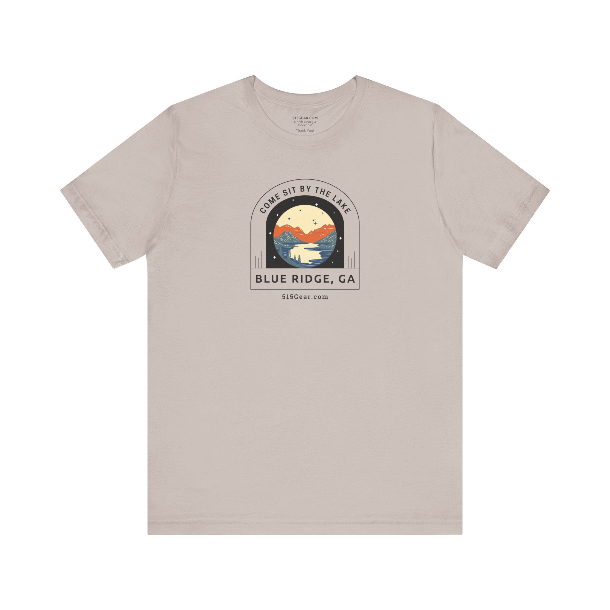 Unisex Adult T-shirt, by 515Gear.com | Blue Ridge, GA | Come Sit by the Lake!