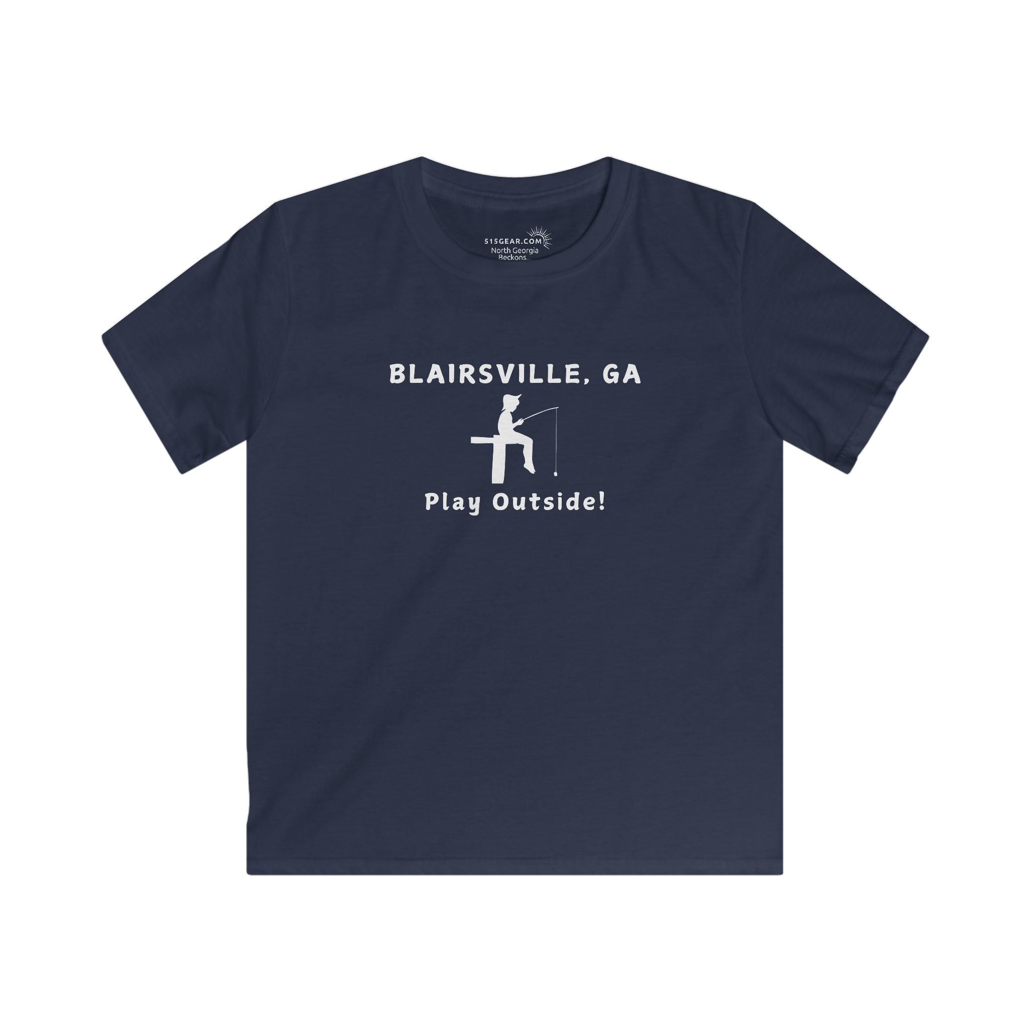 Kid’s T-Shirt, North GA Fishing Adventure by 515Gear.com | Blairsville, GA | Play Outside!