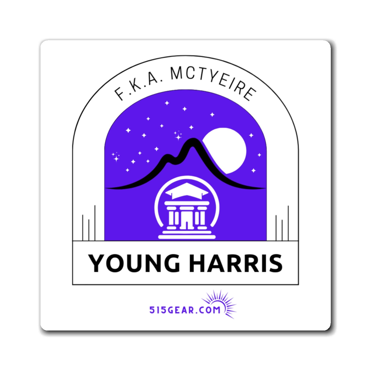 Refrigerator Magnet, by 515Gear.com | Young Harris, GA | Life Elevated!