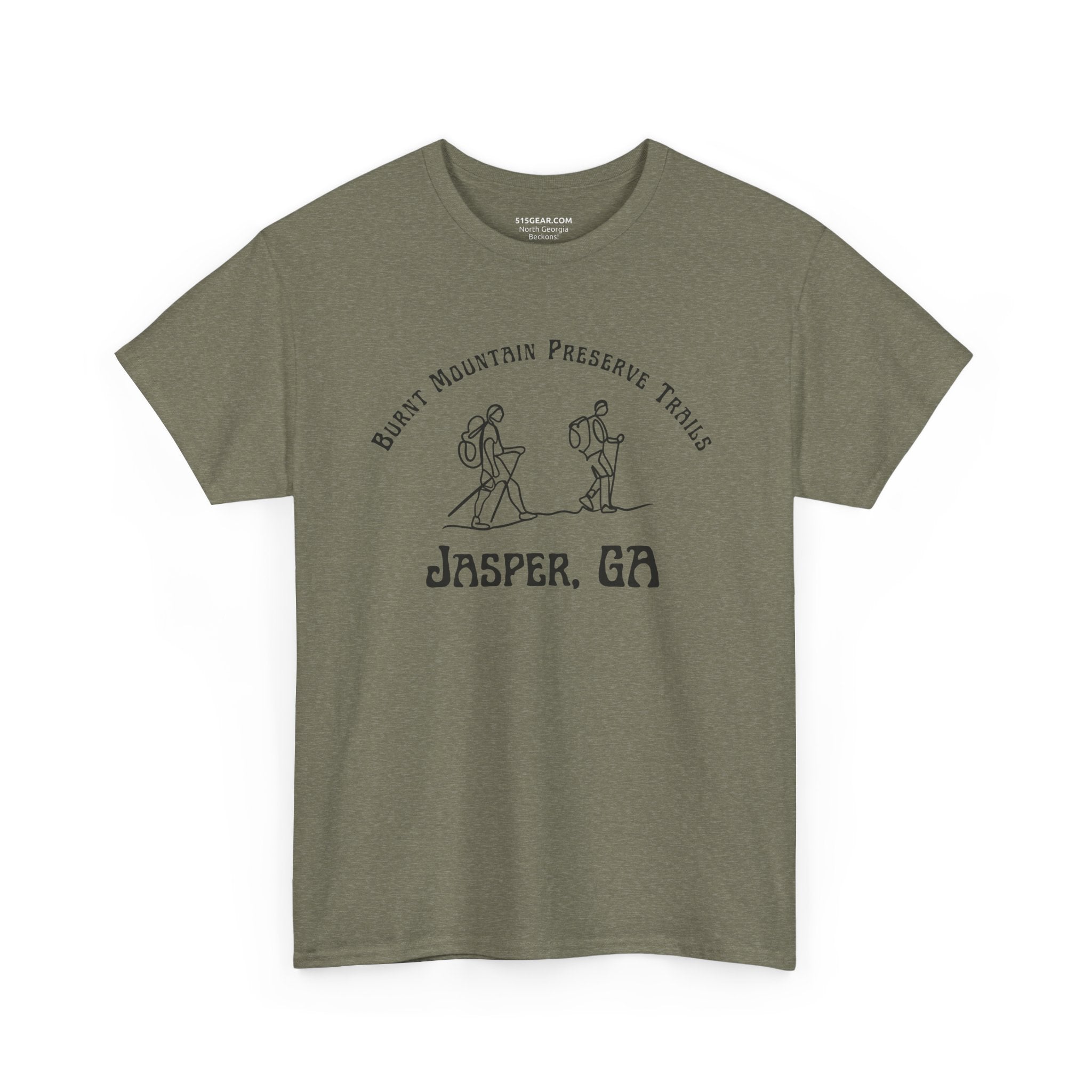 unisex adult T-shirt, Brunt Mountain Preserve, by 515Gear.com | Jasper, GA | Take to the Trails!