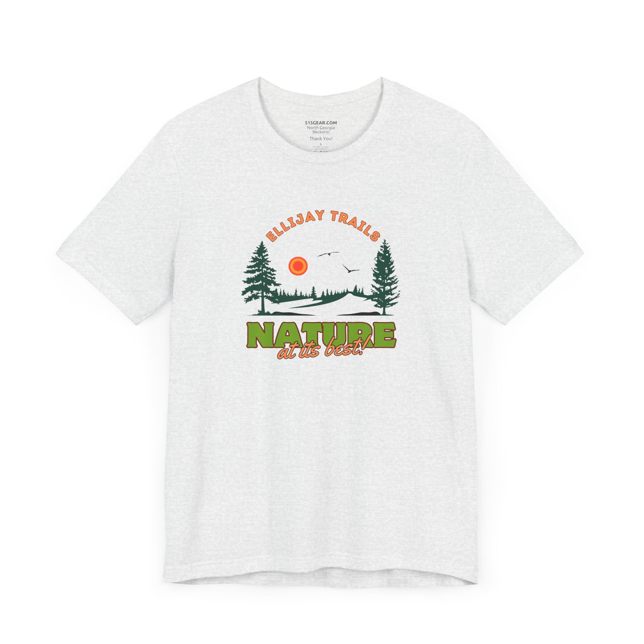 Unisex Adult T-shirt, Trails by 515Gear.com | Ellijay, GA | Nature at its Best!