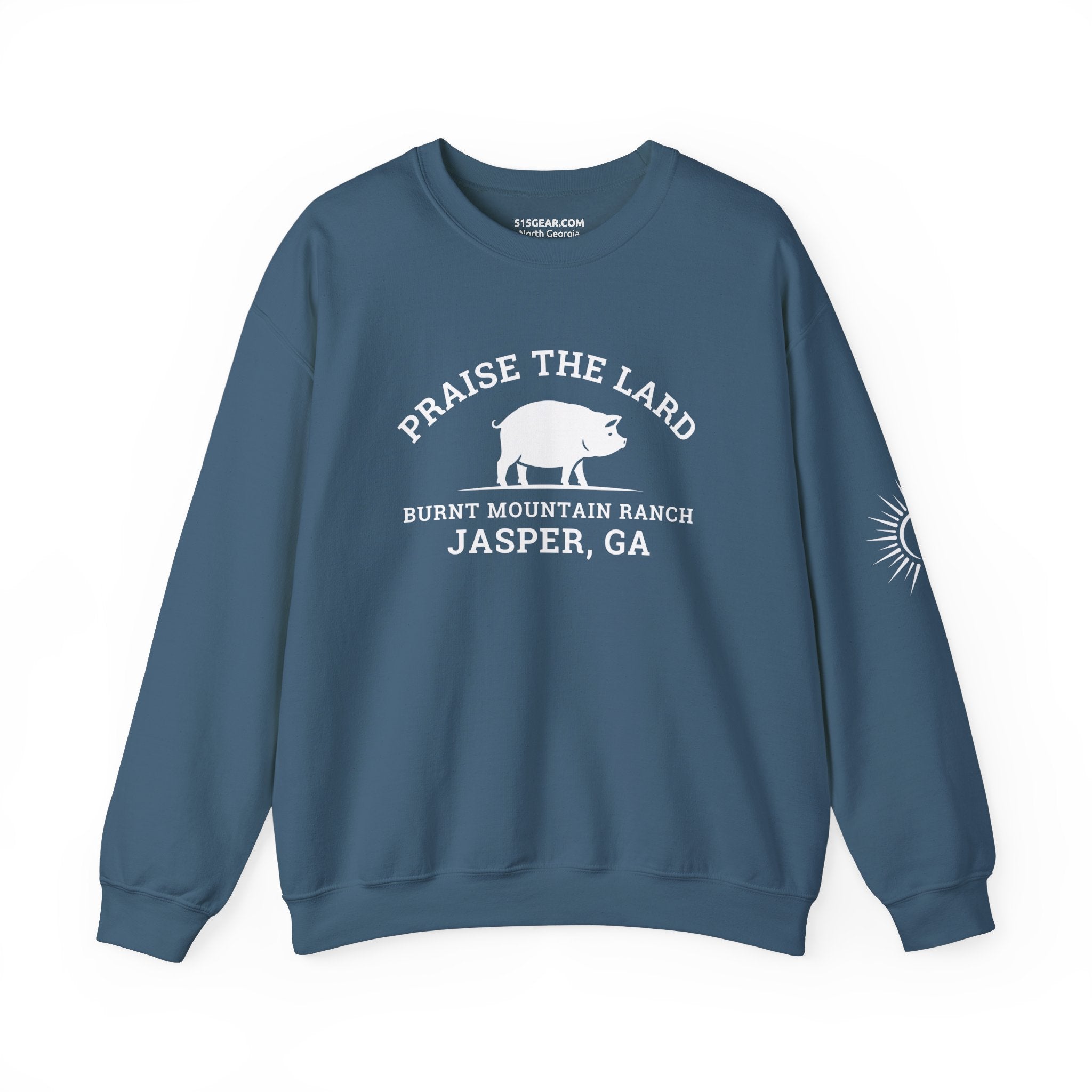 Sweatshirt, Praise the Lard Design, by 515Gear.com | Jasper, GA | Burnt Mountain Ranch