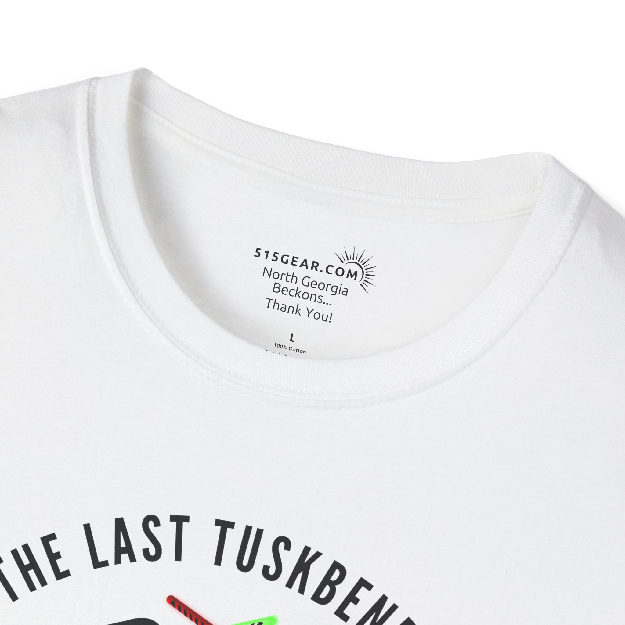 The Last Tuskbender – Narwhal Lightsaber Tee Unisex Softstyle T-Shirt