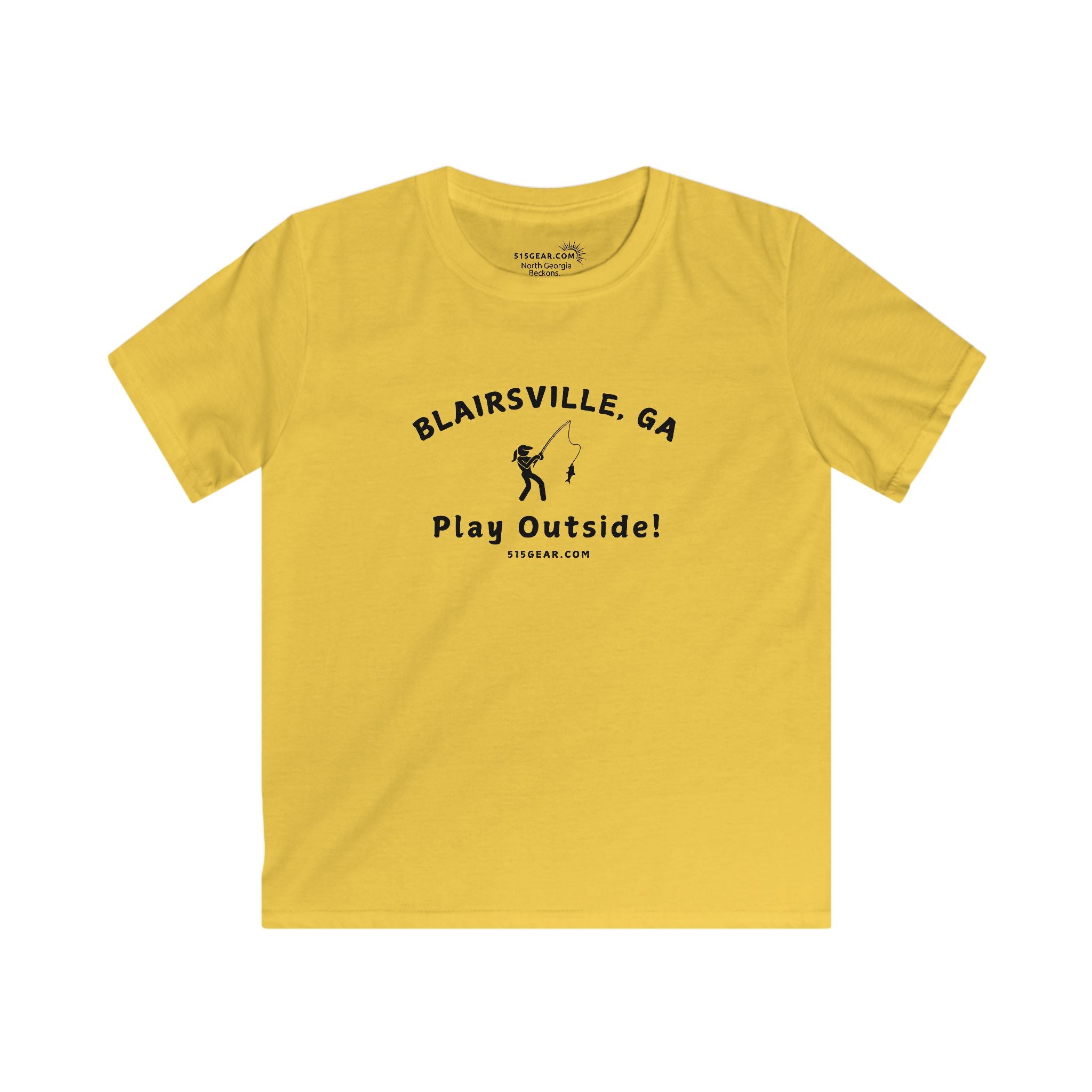 Kid’s T-Shirt, North GA Angler Adventure by 515Gear.com | Blairsville, GA | Play Outside!