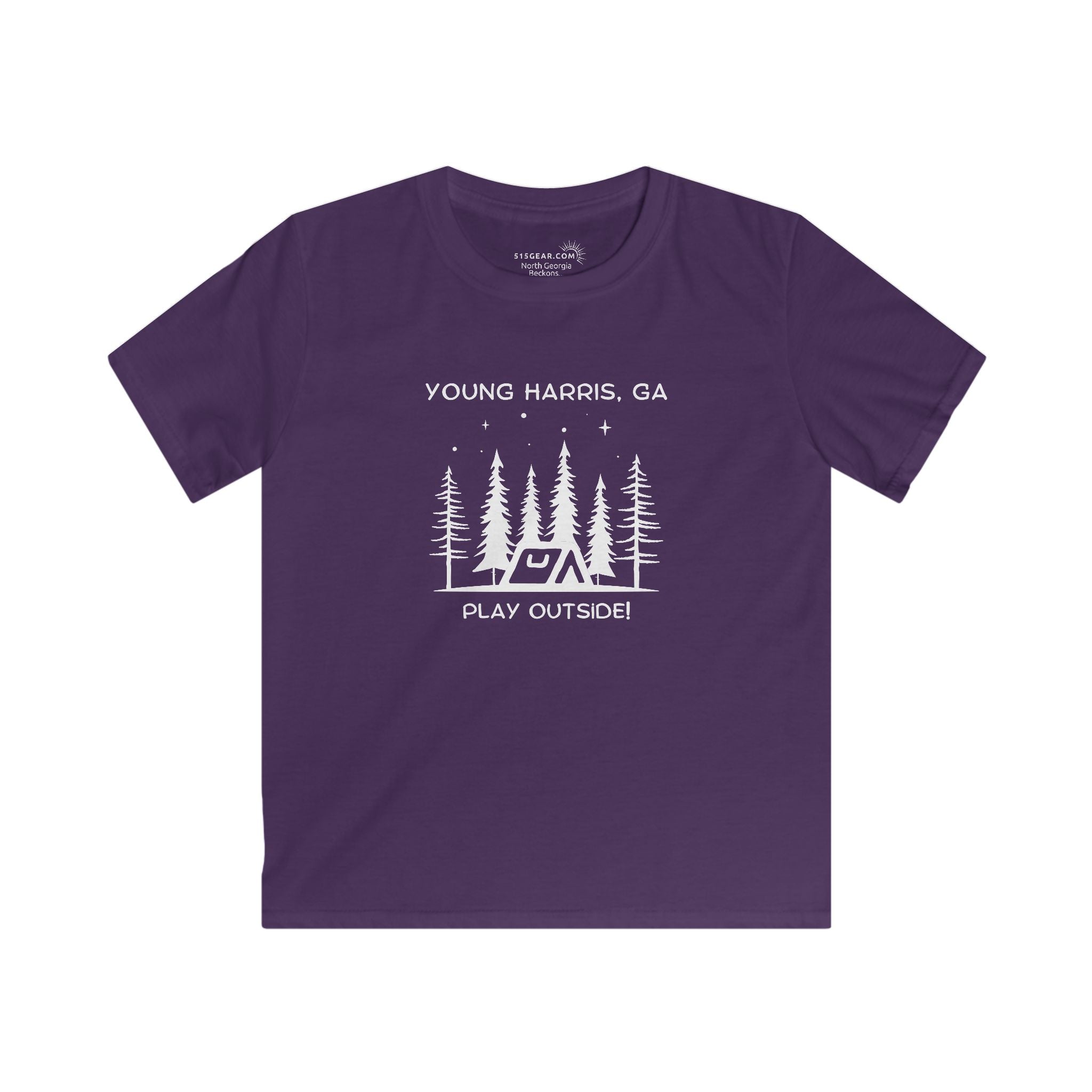 Kid’s T-Shirt, North GA Camping, by 515Gear.com | Young Harris, GA | Play Outside!
