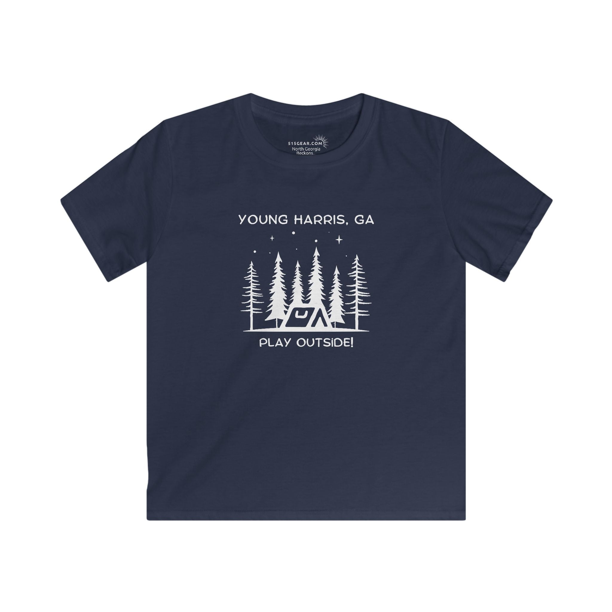 Kid’s T-Shirt, North GA Camping, by 515Gear.com | Young Harris, GA | Play Outside!
