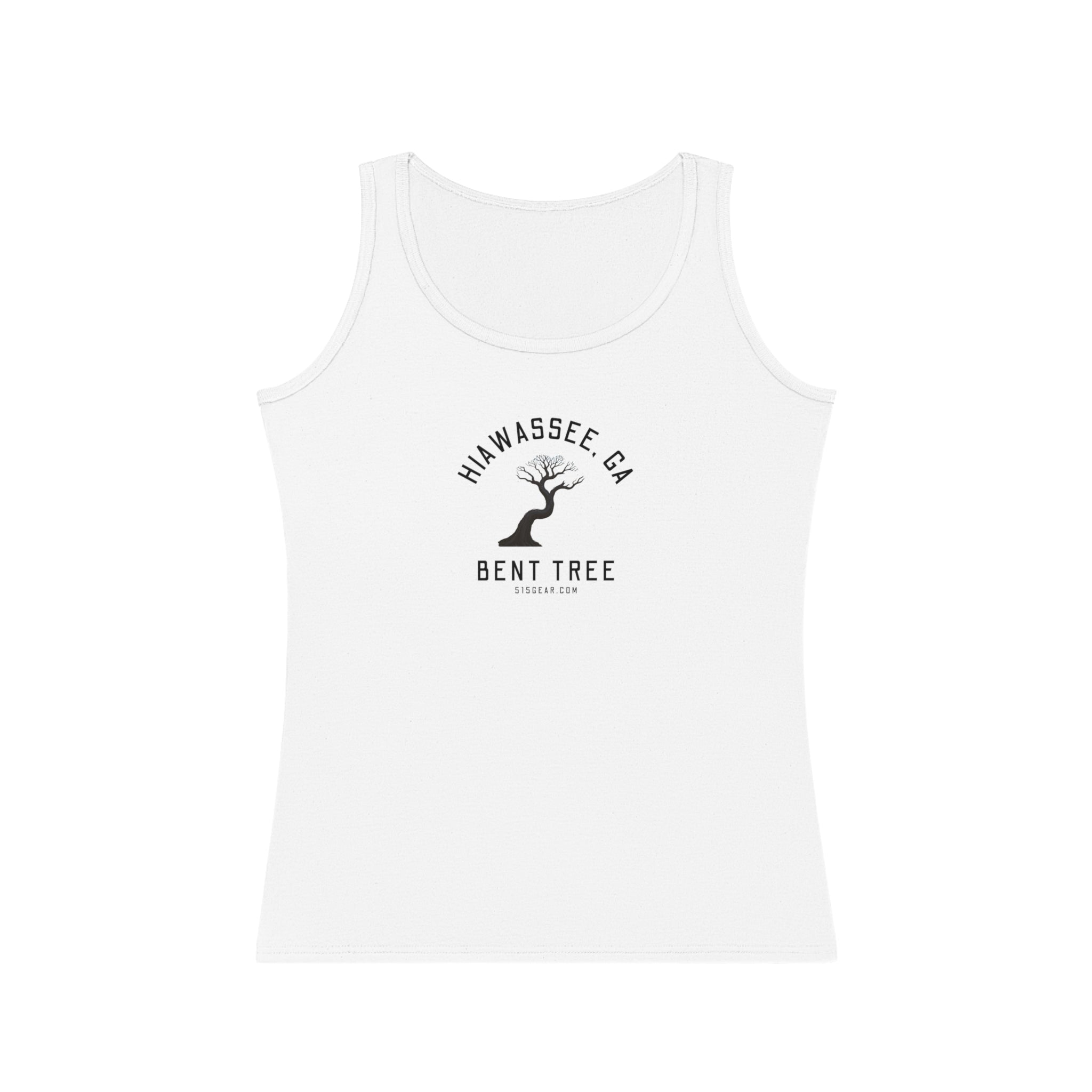 Women’s tank-top, bent tree graphic, by 515 Gear | Hiawassee, GA | cotton tank perfect for outdoors or workouts