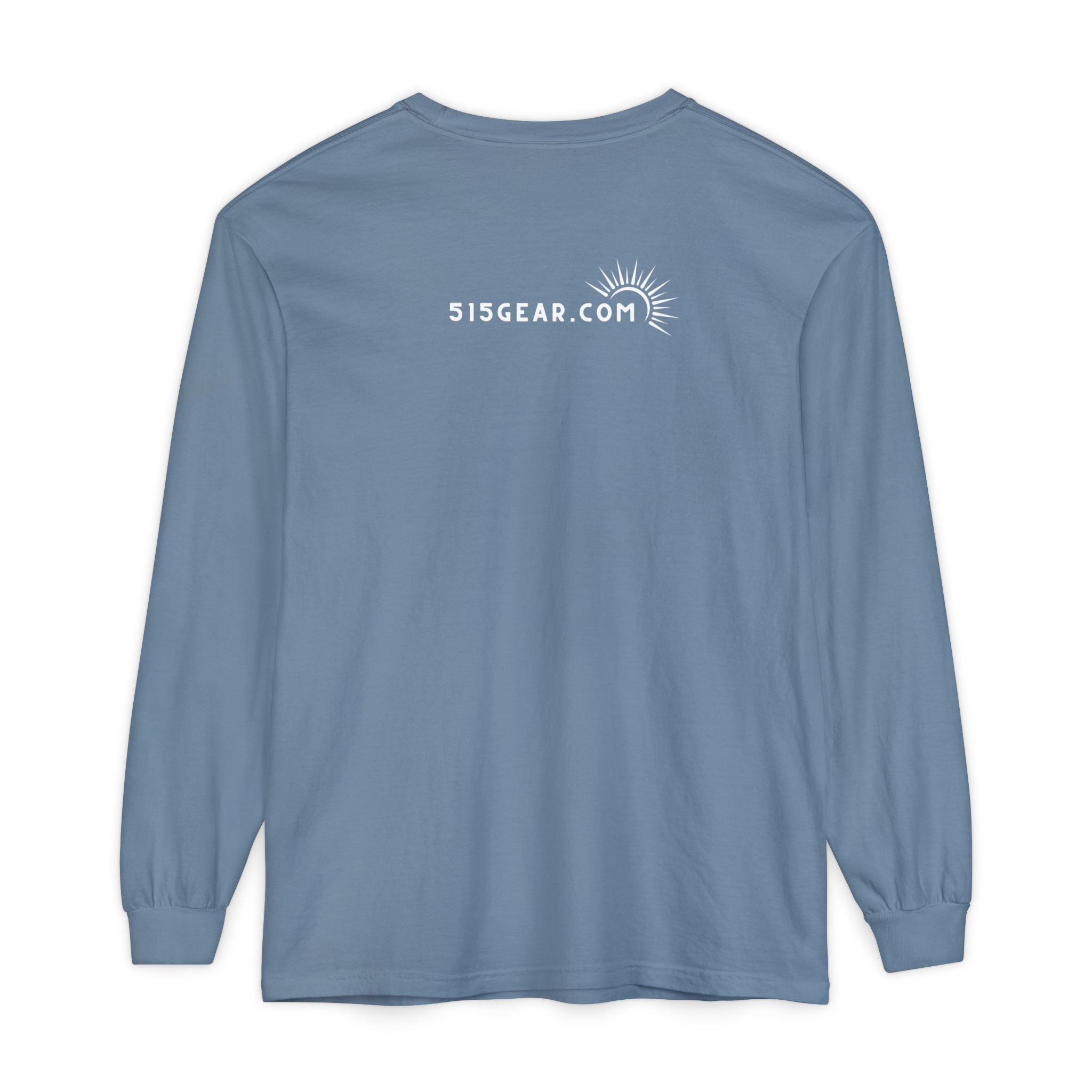 Unisex Adult Long Sleeve T-shirt, Hike More, Stress Less, by 515Gear.com | Blue Ridge, GA | Get out there!