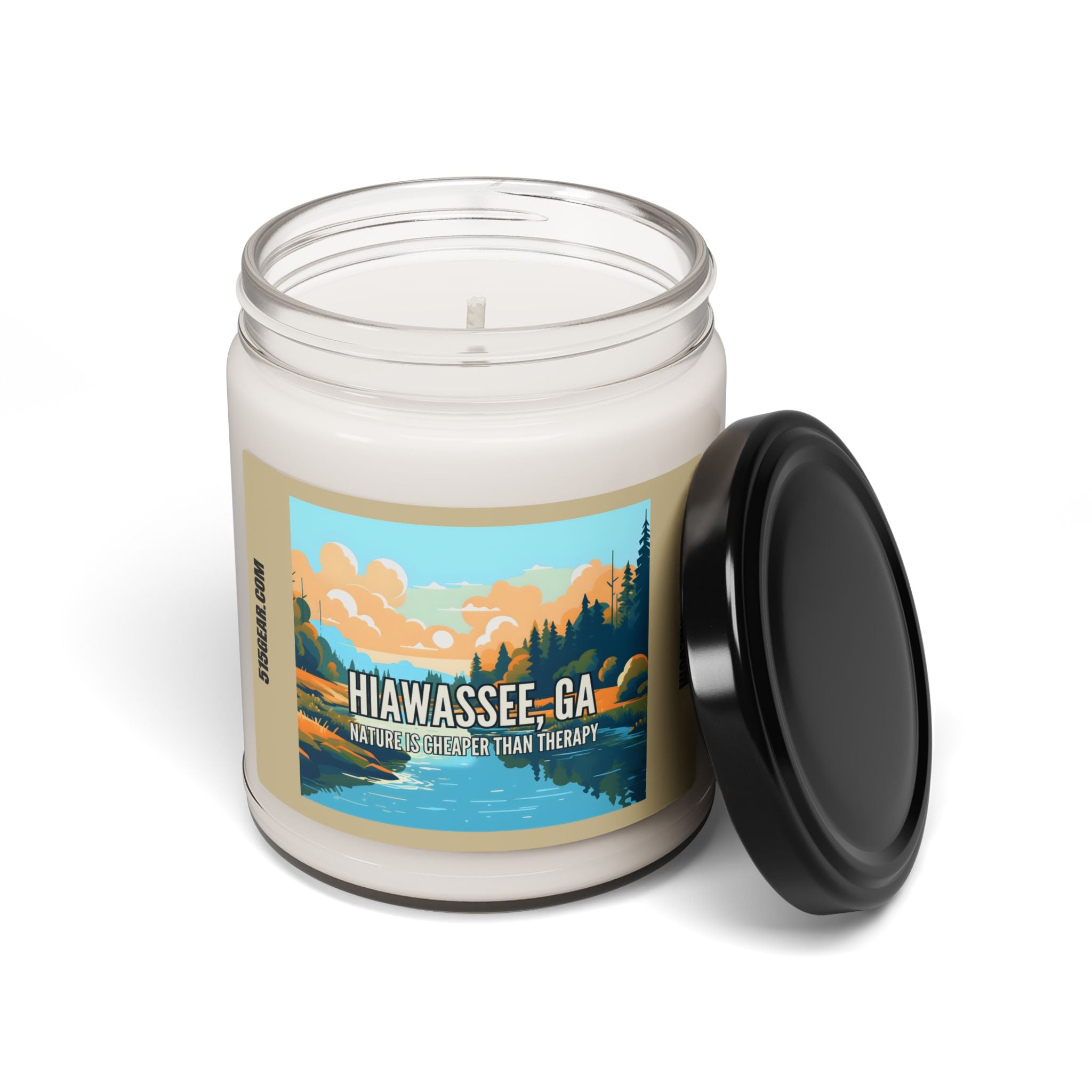 Soy Candle, Nature is Cheaper than Therapy design by 515Gear.com | Hiawassee, GA | aromatherapy for you!