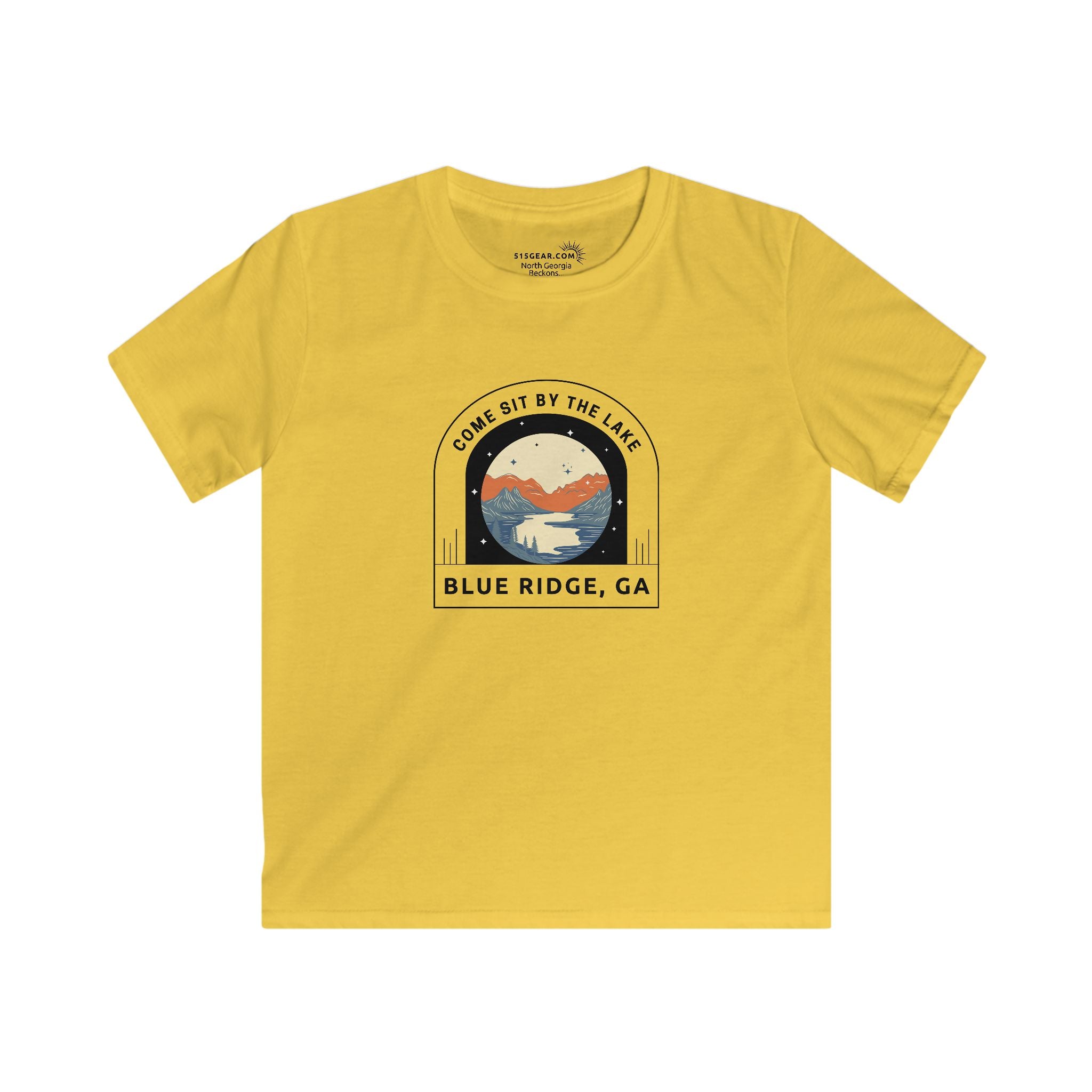 Blue Ridge, Georgia - Sit by the Lake - Kids' T-Shirt