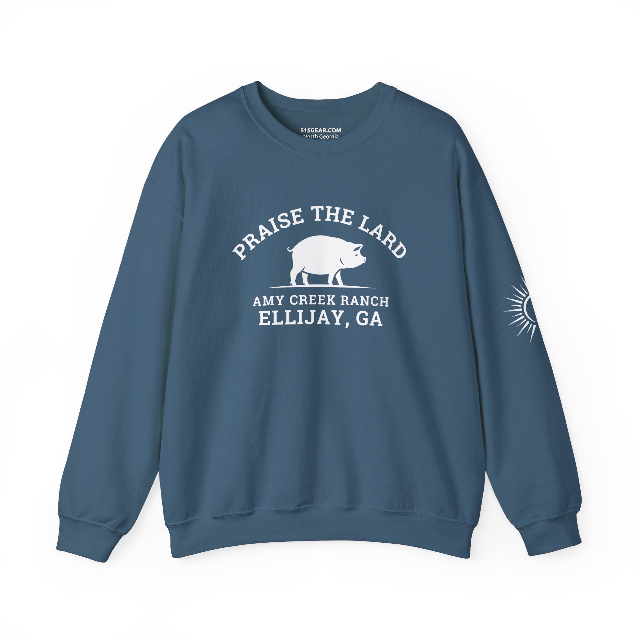 Sweatshirt, Praise the Lard Design, by 515Gear.com | Ellijay, GA | Amy Creek