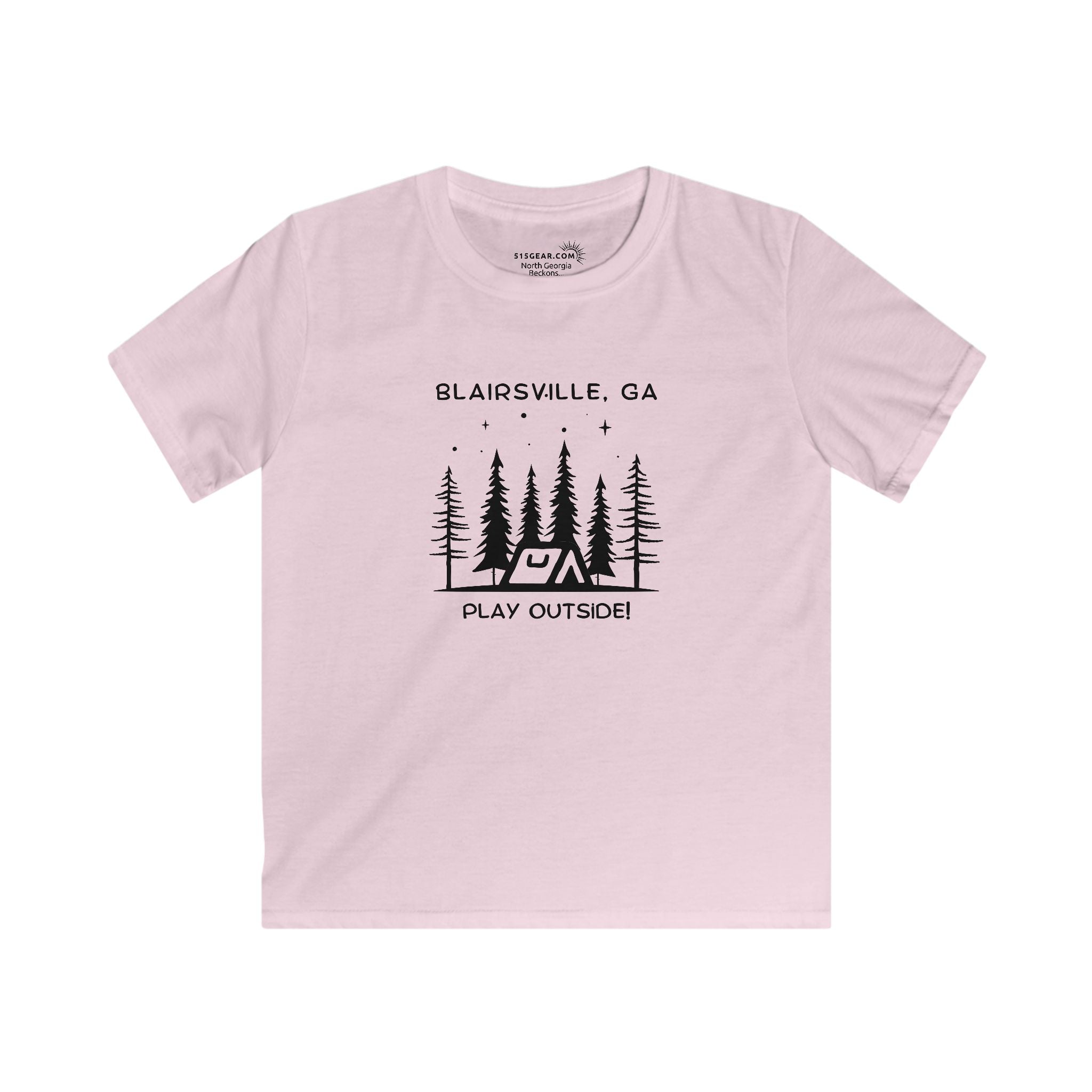 Kid’s T-Shirt, North GA Camping, by 515Gear.com | Blairsville, GA | Play Outside!