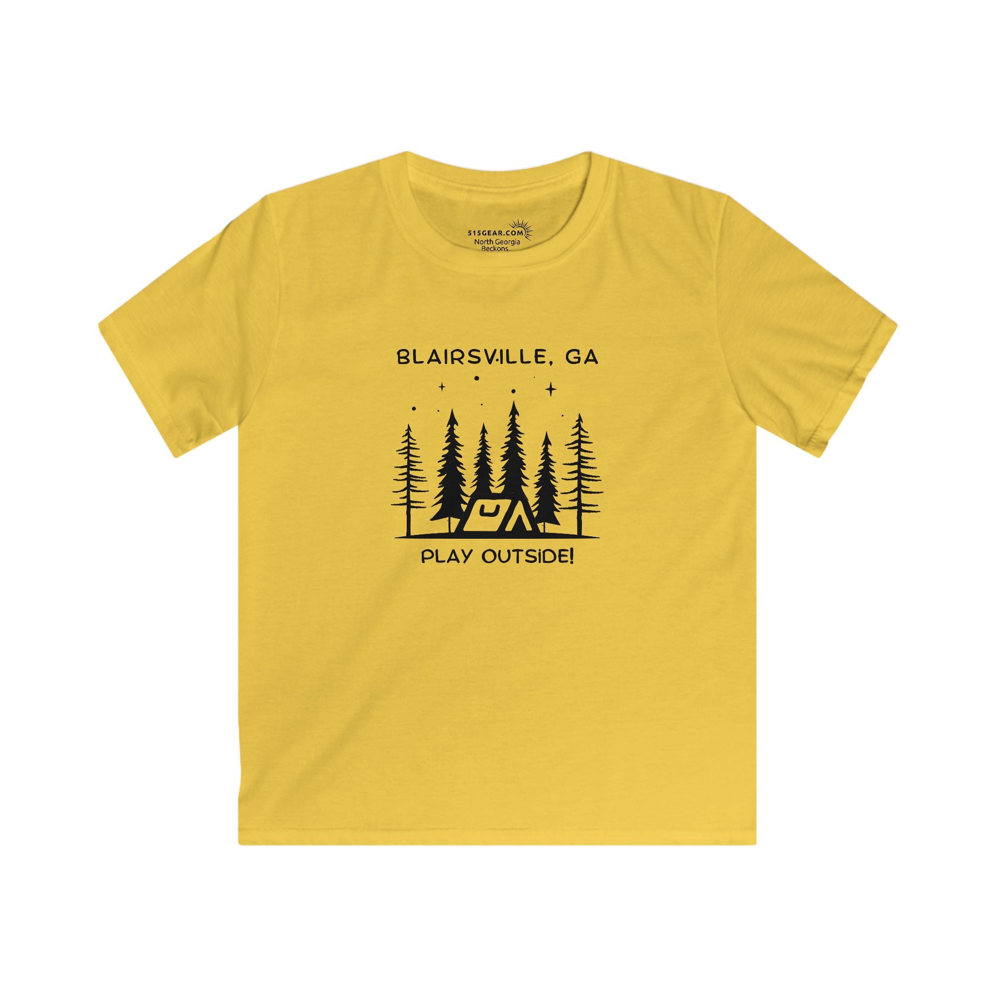 Kid’s T-Shirt, North GA Camping, by 515Gear.com | Blairsville, GA | Play Outside!