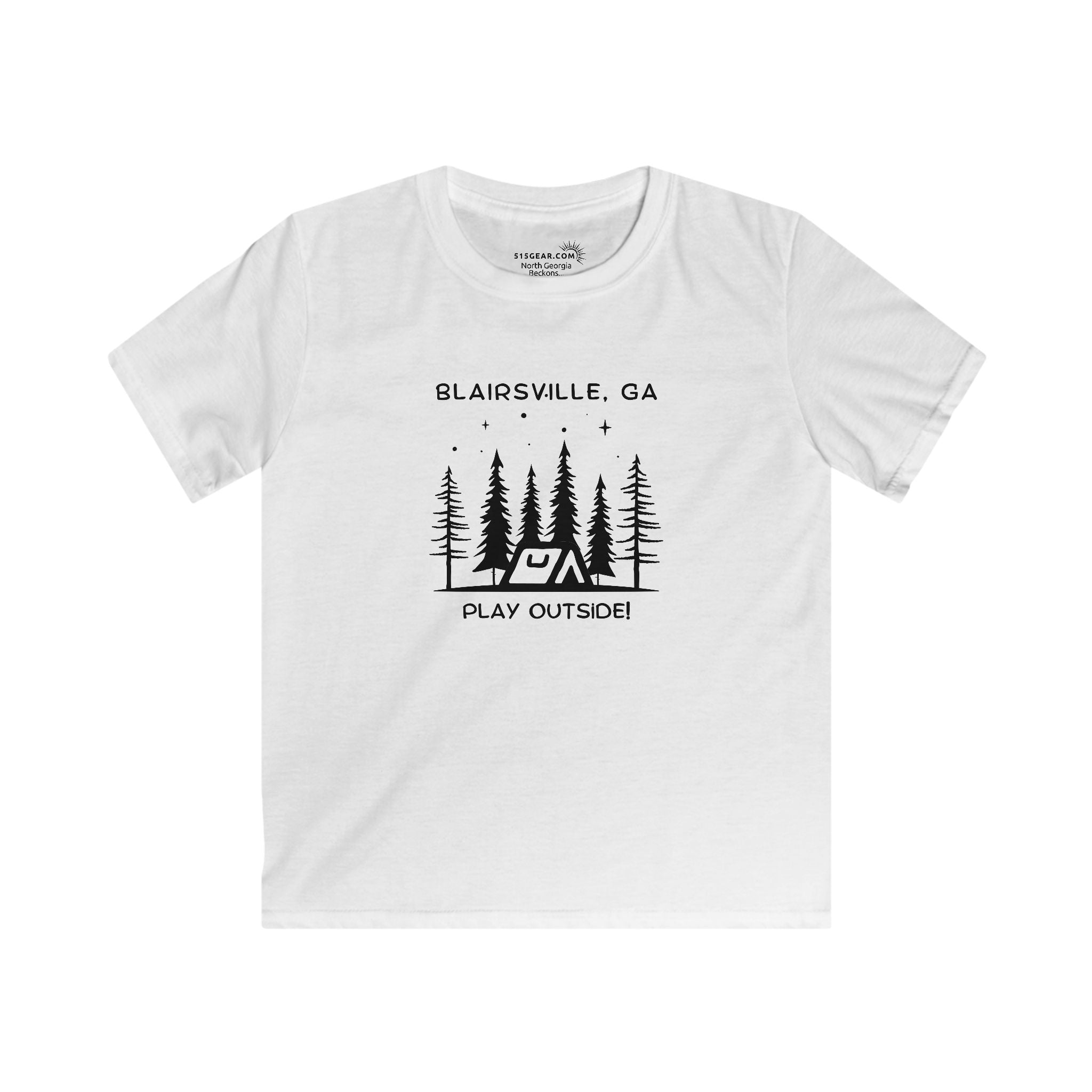 Kid’s T-Shirt, North GA Camping, by 515Gear.com | Blairsville, GA | Play Outside!