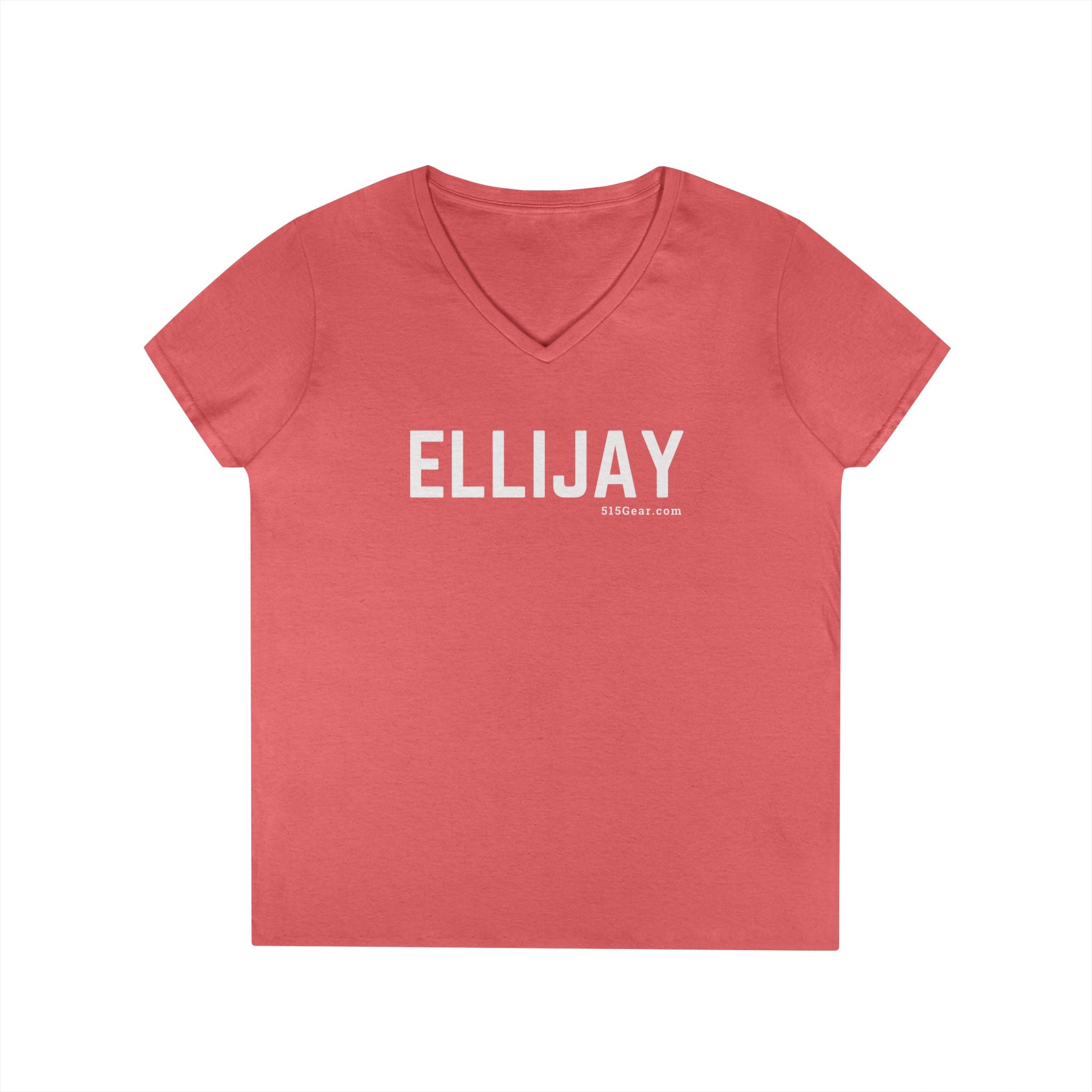 Women’s V-Neck T-shirt, by 515Gear.com | Ellijay, GA | Classic cotton, semi-fitted t-shirt