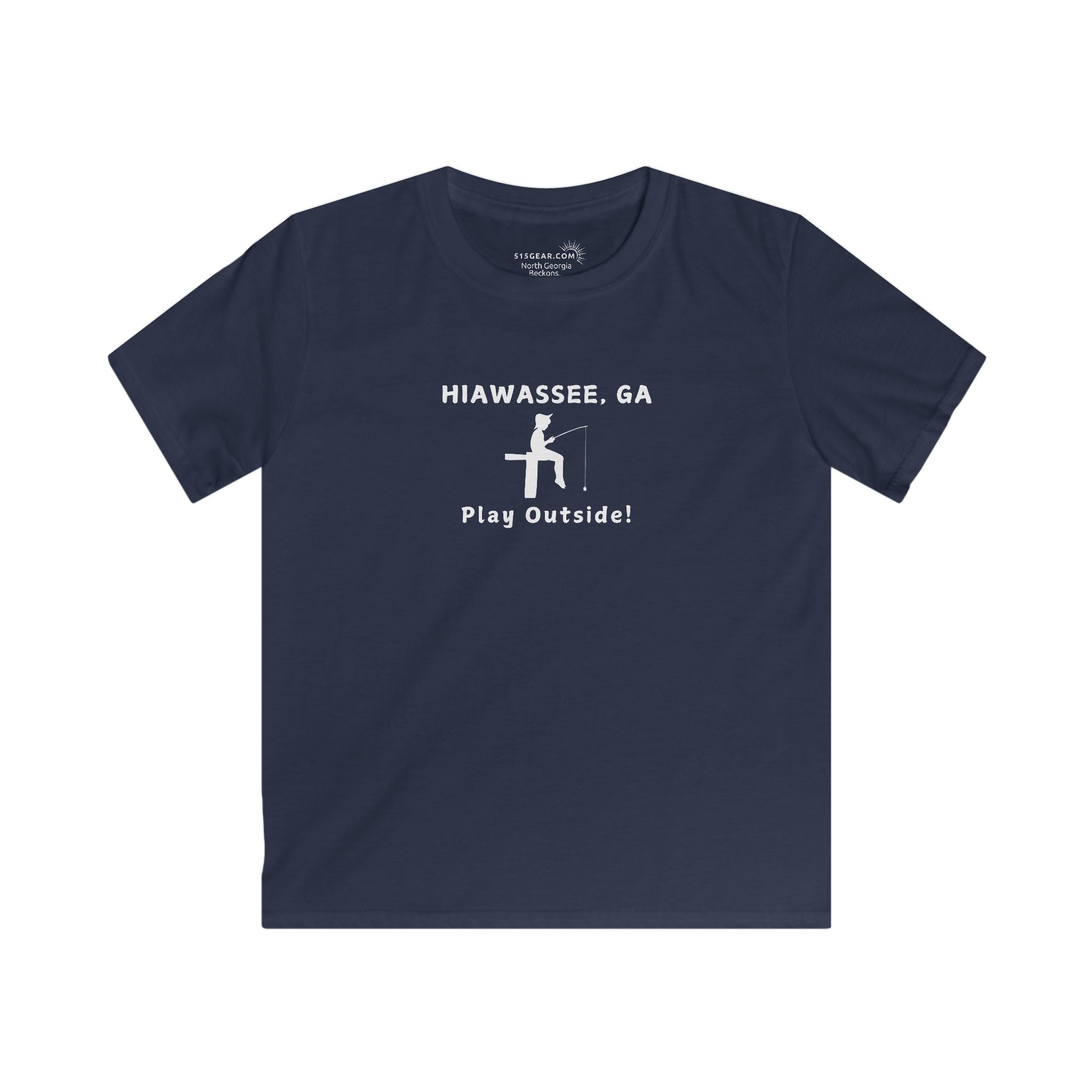 Kid’s T-Shirt, North GA Fishing Adventure by 515Gear.com | Hiawassee, GA | Play Outside!