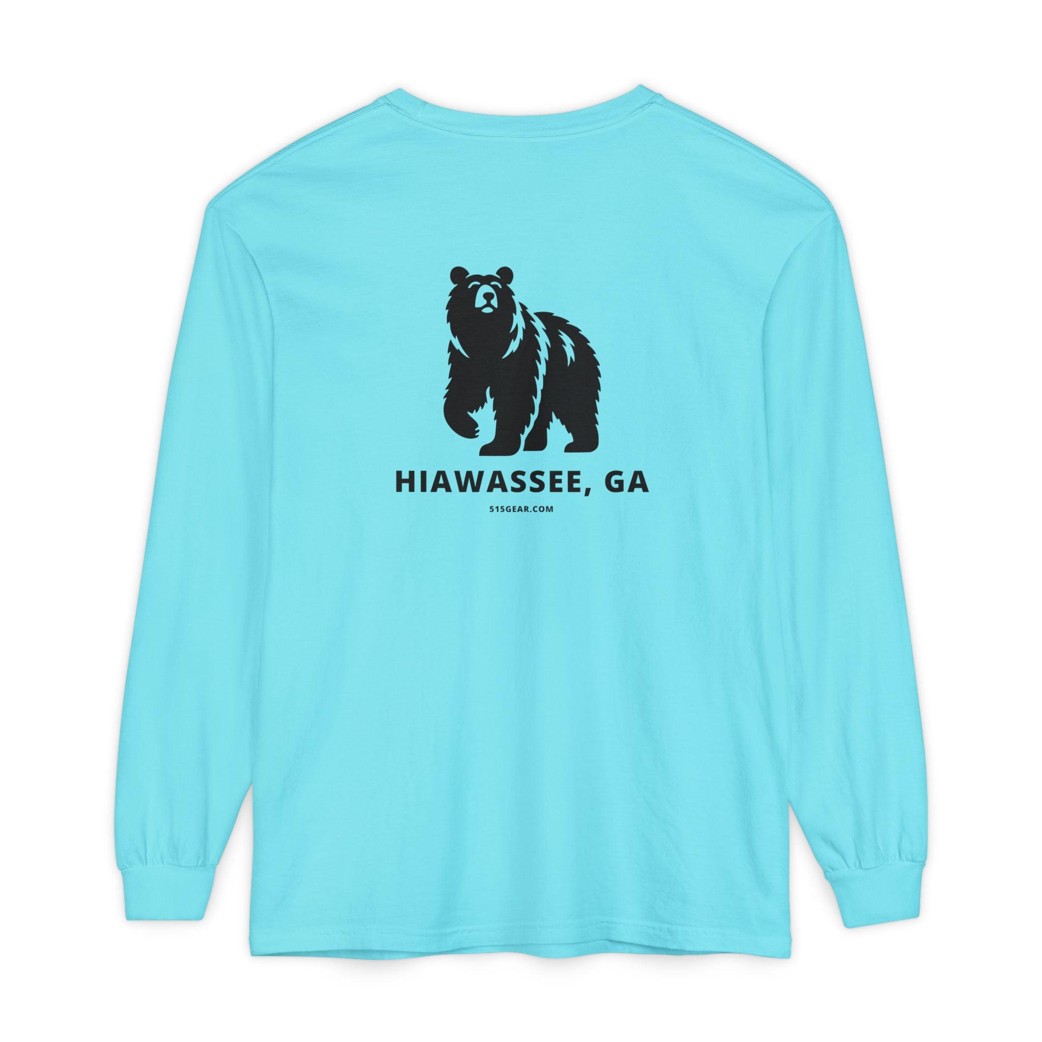 Unisex Adult Long Sleeve T-shirt, Bear Design by 515Gear.com | Hiawassee, GA | Please don't feed the bears!
