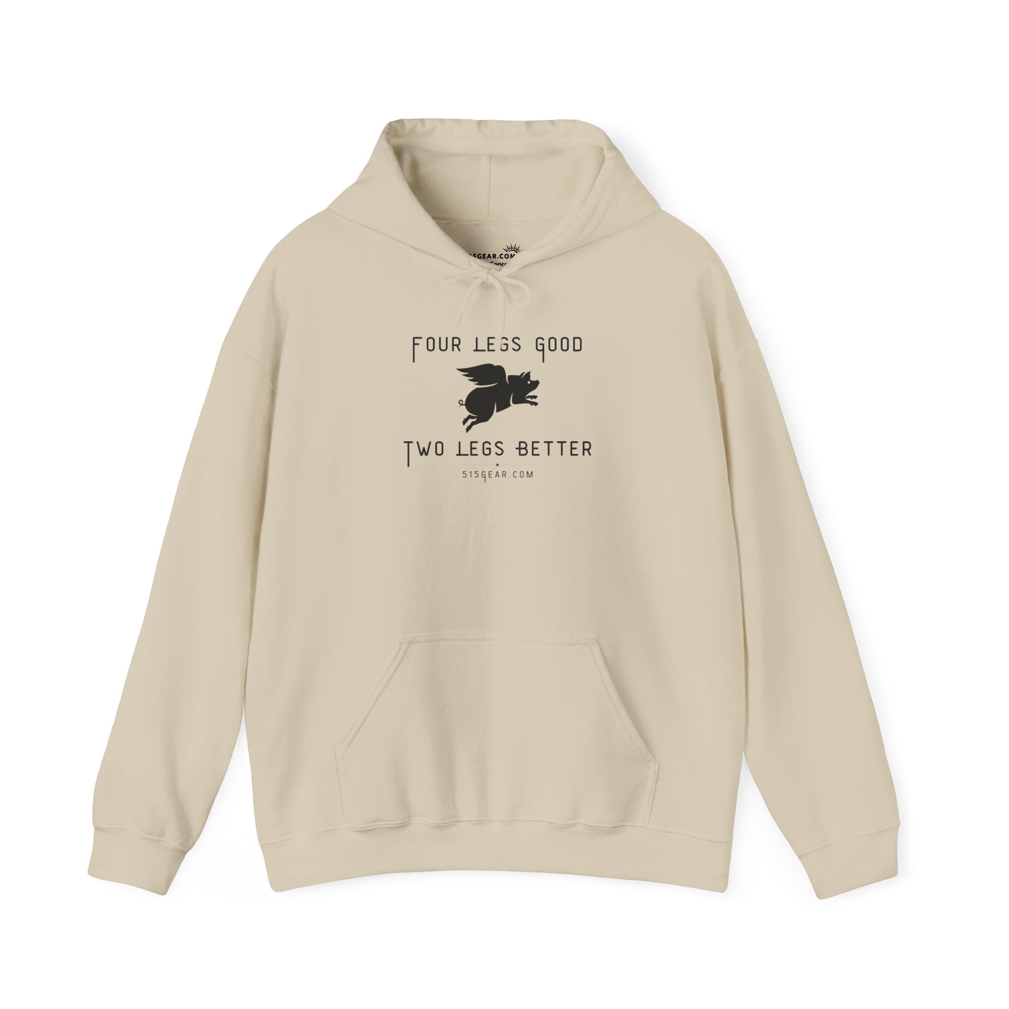 unisex adult hoodie, satirical reference for “Orwellian” lovers | 515Gear.com | anyone love Animal Farm?