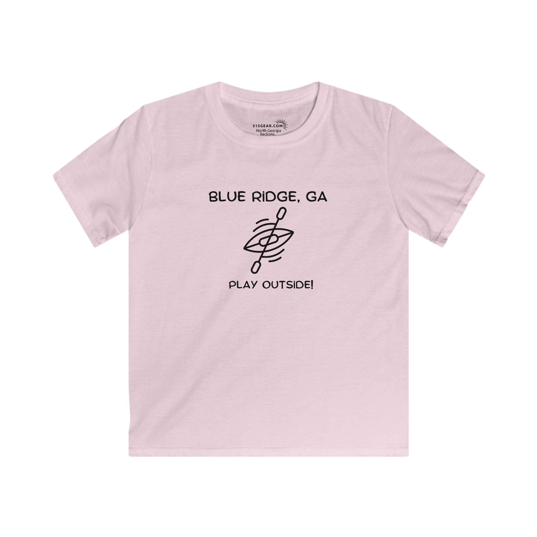 Kid’s T-Shirt, Kayaking Design, by 515Gear.com | Blue Ridge, GA | Play Outside!
