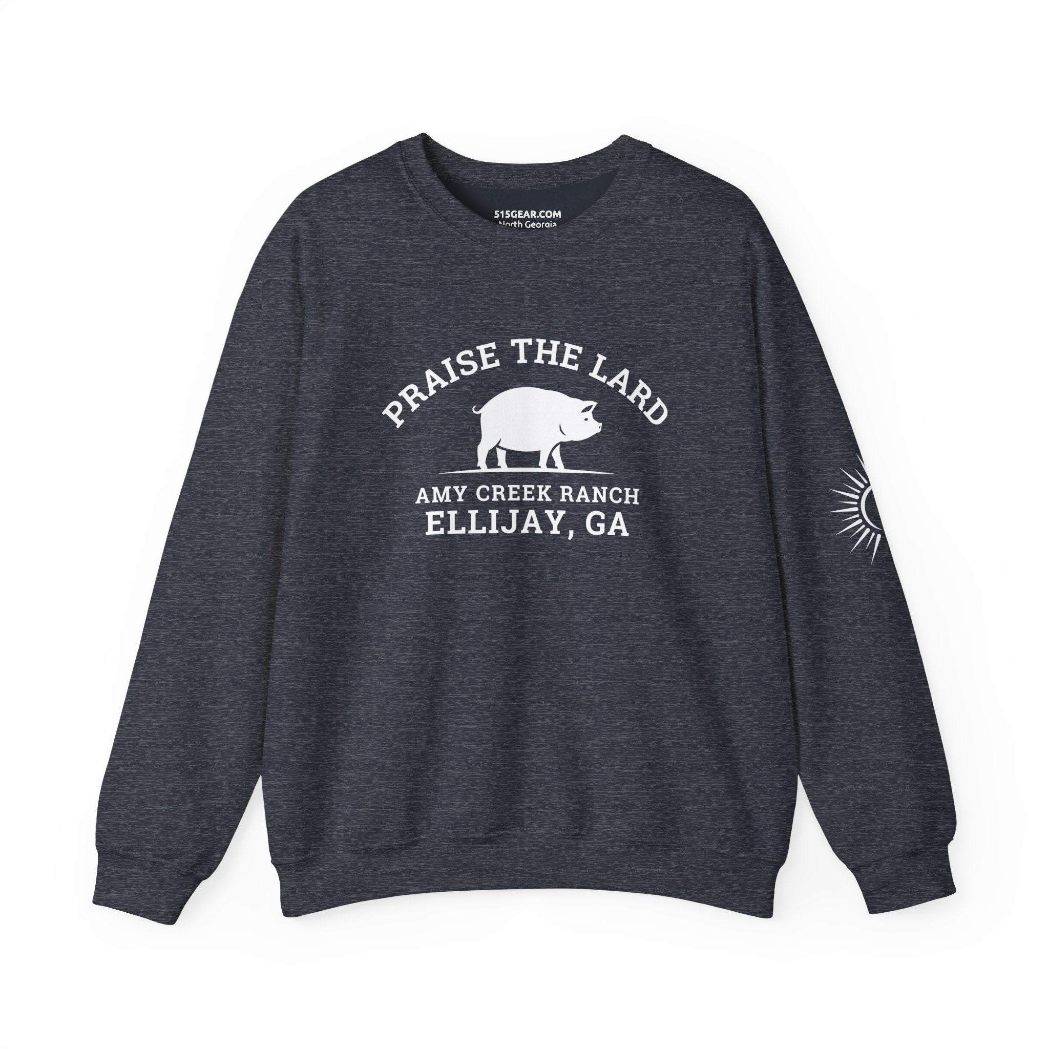 Sweatshirt, Praise the Lard Design, by 515Gear.com | Ellijay, GA | Amy Creek