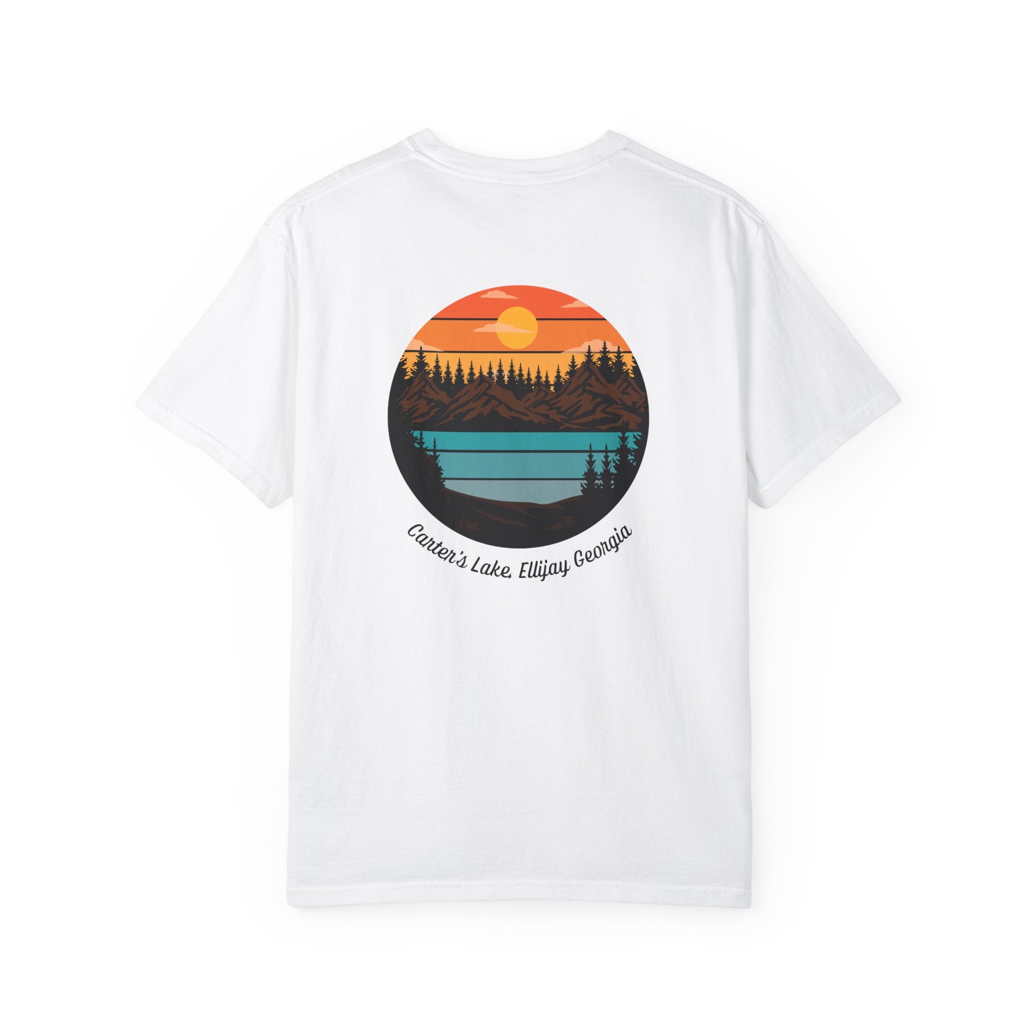 Unisex Adult T-shirt, Carter's Lake design by 515Gear.com | Ellijay, GA | Music for those who listen!