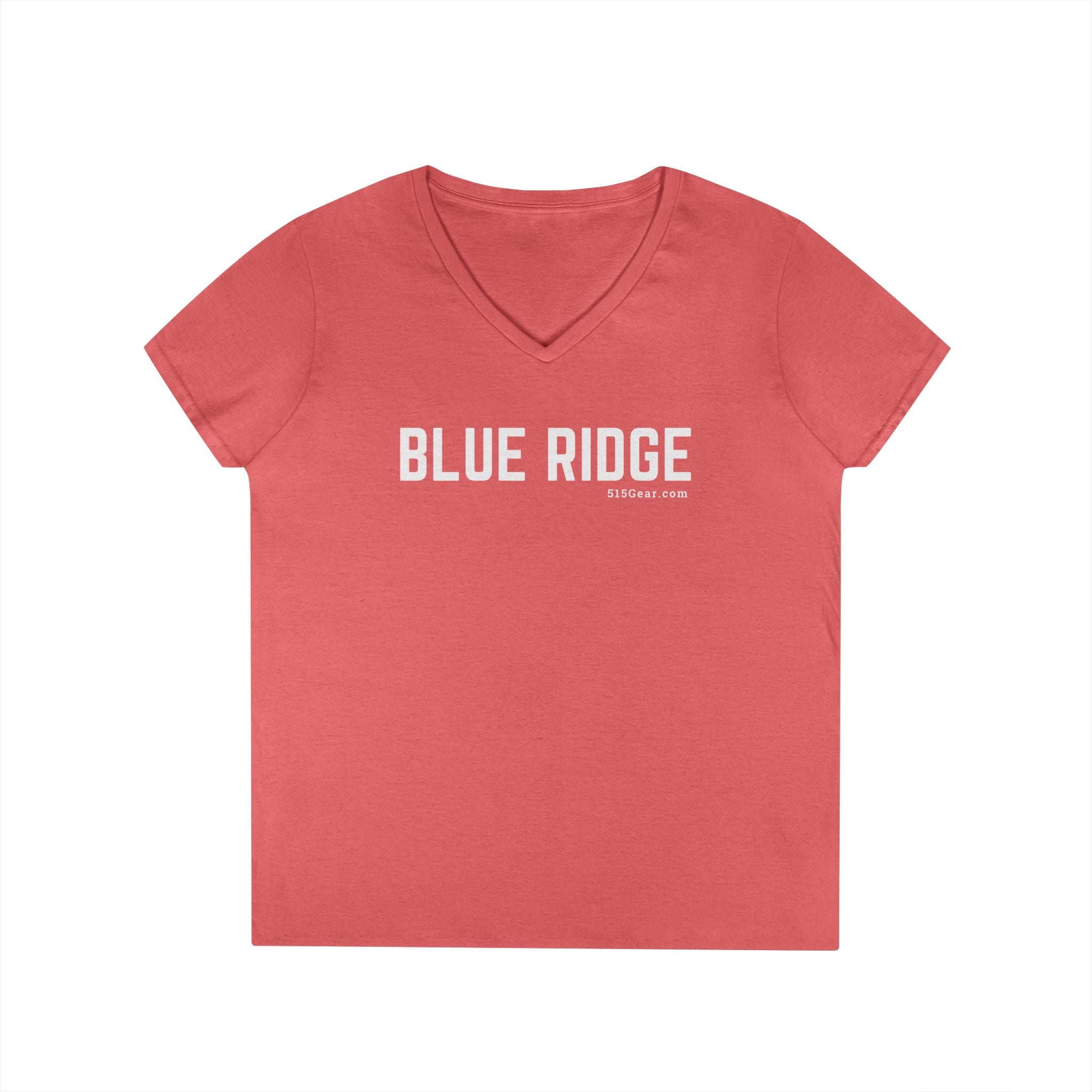 Women’s V-Neck T-shirt, by 515Gear.com | Blue Ridge, GA | Classic cotton, semi-fitted t-shirt